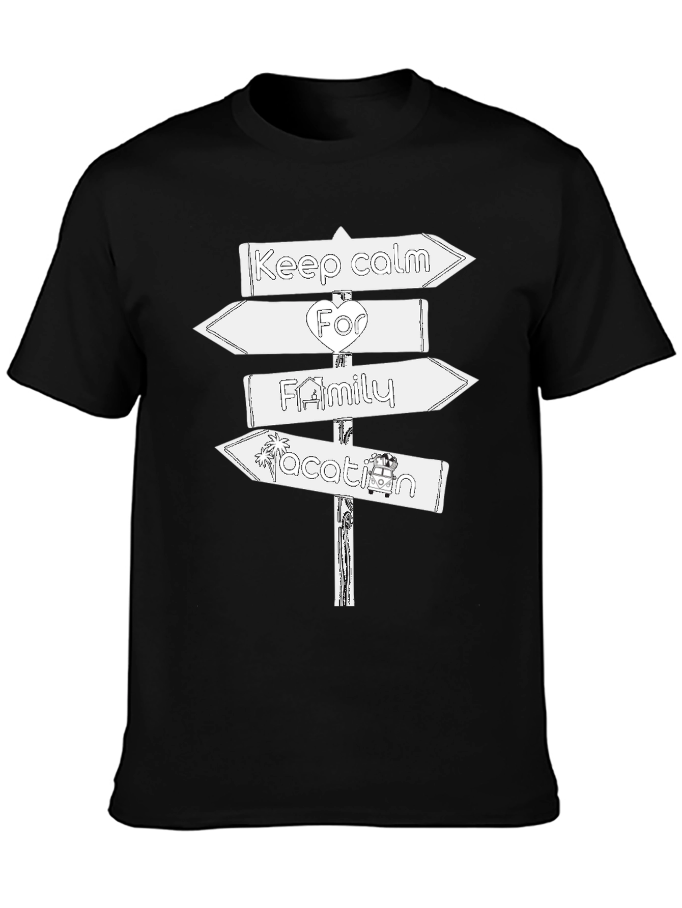 Family Vacation Tee: Keep Calm and Travel