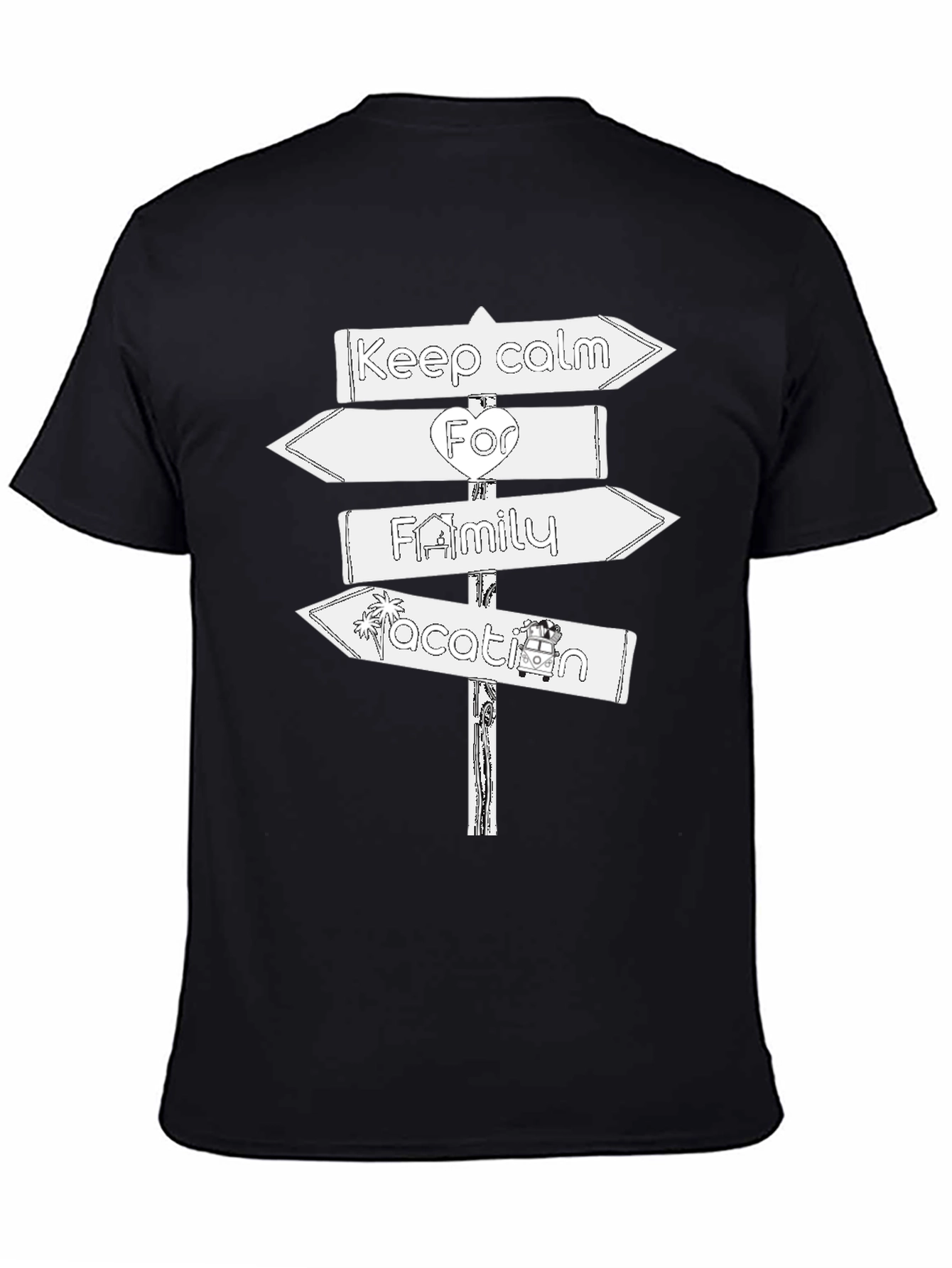 Family Vacation Tee: Keep Calm and Travel