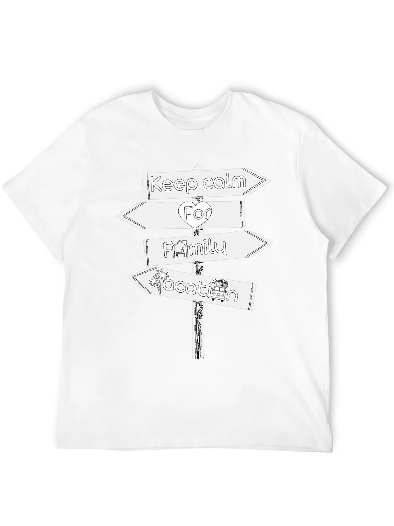 Family Vacation Tee: Keep Calm and Travel