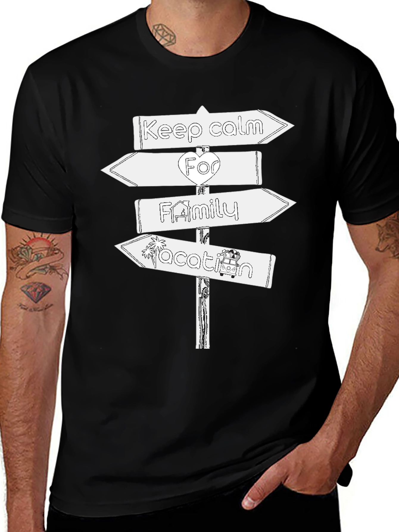 Family Vacation Tee: Keep Calm and Travel