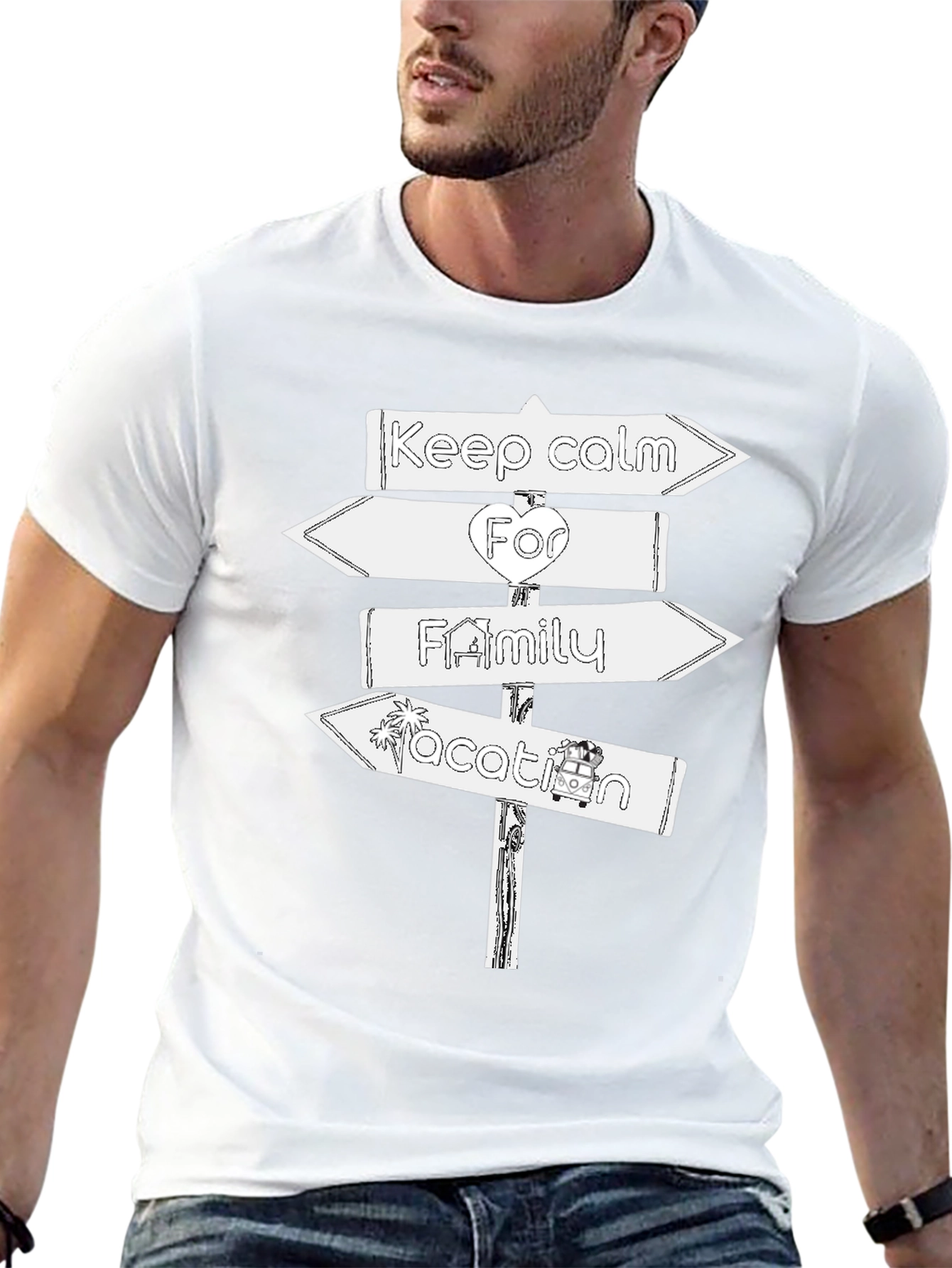 Family Vacation Tee: Keep Calm and Travel