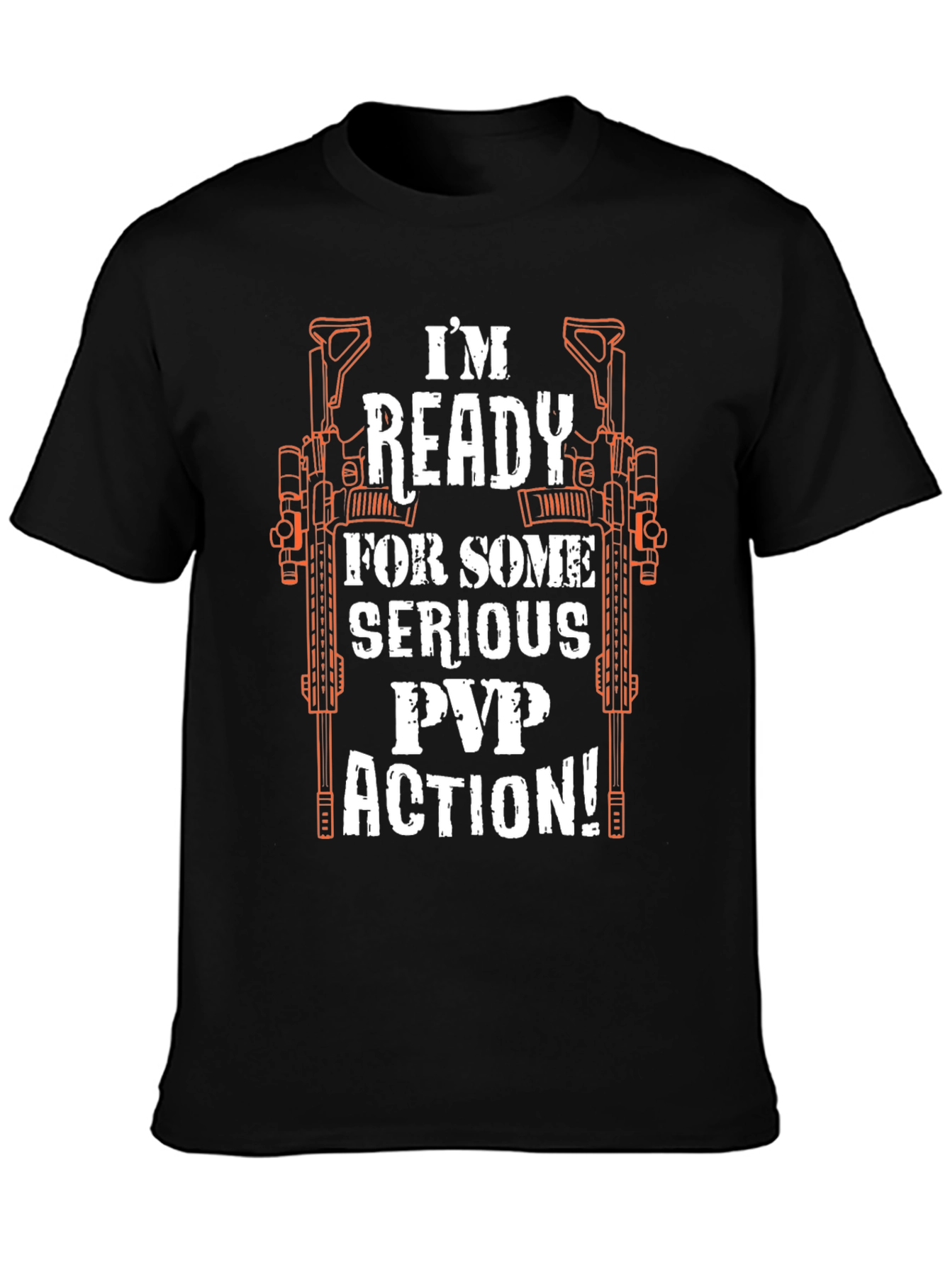 Im Ready for PvP Action Graphic Tee