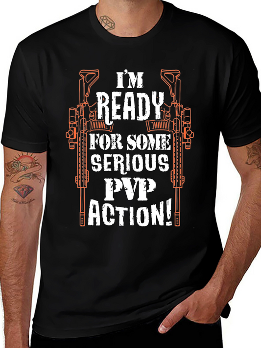 Im Ready for PvP Action Graphic Tee