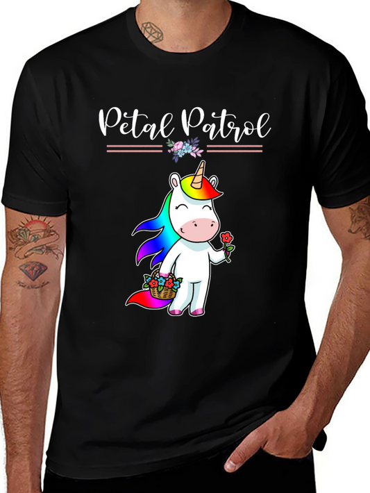 Petal Patrol Unicorn Graphic Tee