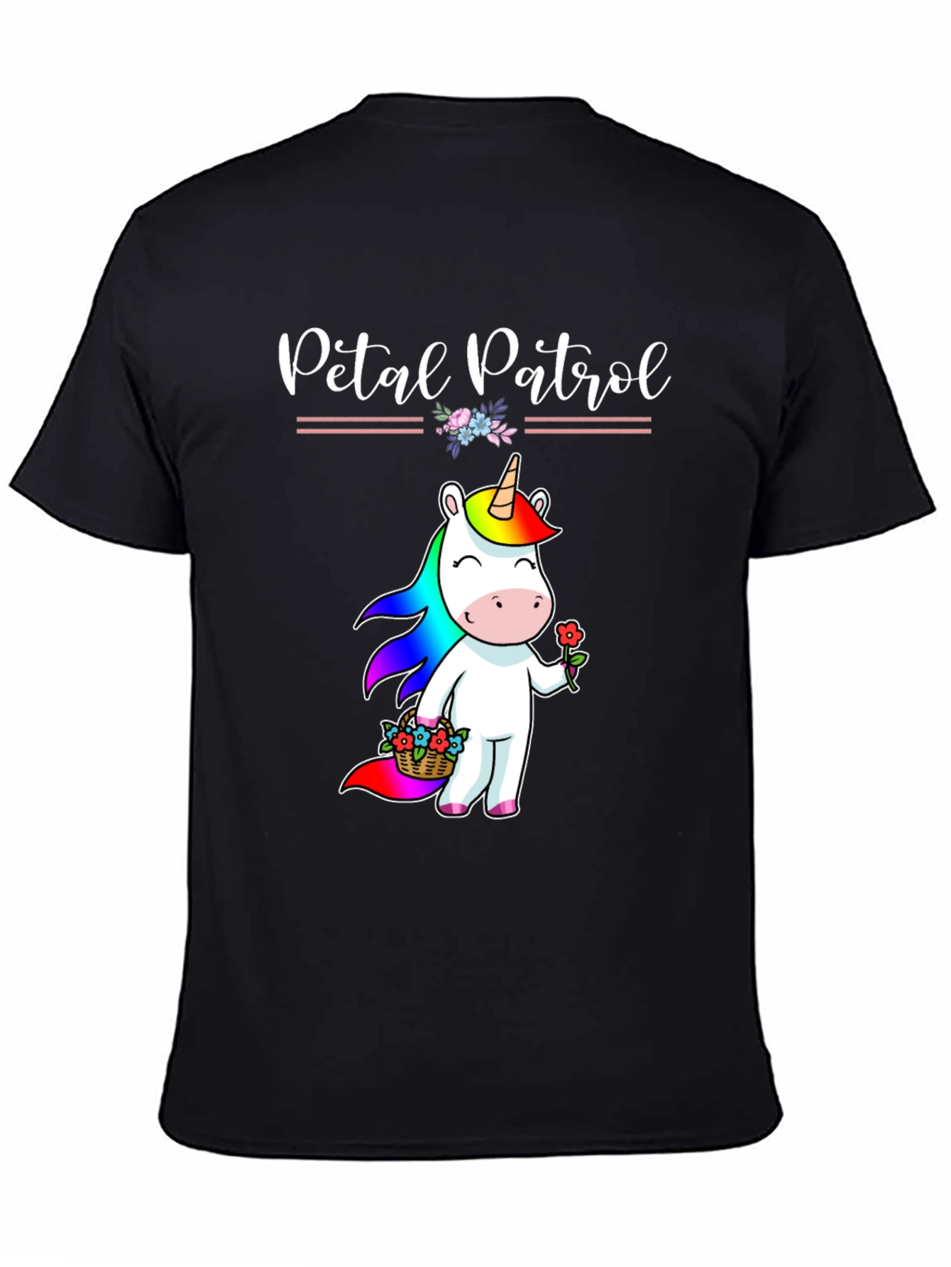 Petal Patrol Unicorn Graphic Tee