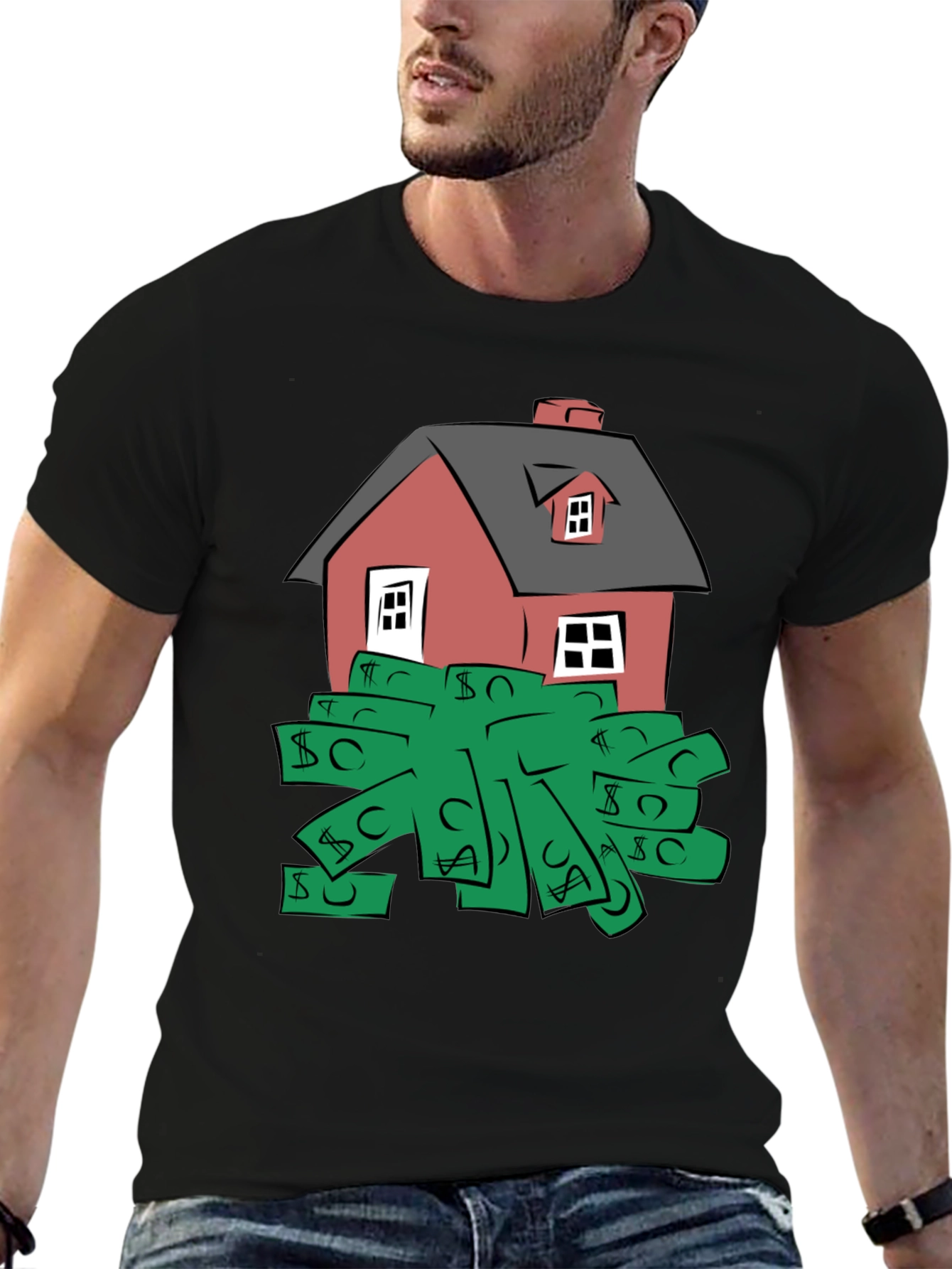 House Money Graphic Tee - Black