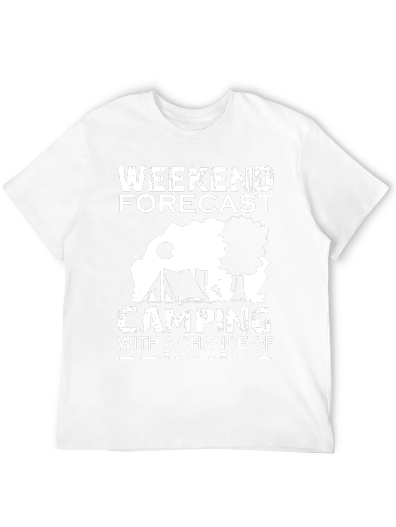 Weekend Forecast Camping Graphic Tee