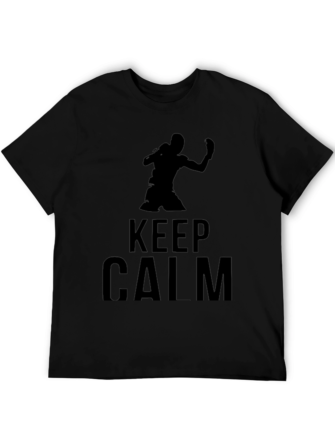 Keep Calm Boxing Graphic T-Shirt