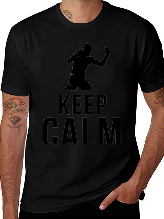 Keep Calm Boxing Graphic T-Shirt