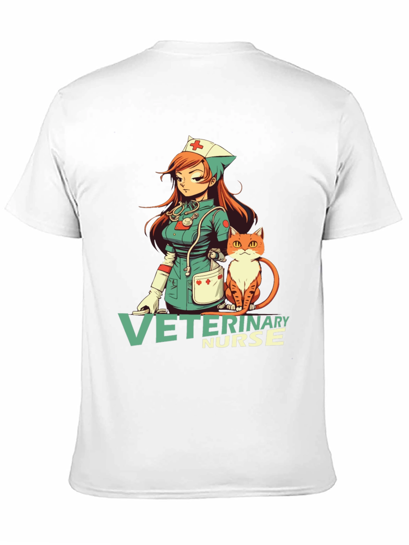 Veterinary Nurse Anime Style T-Shirt