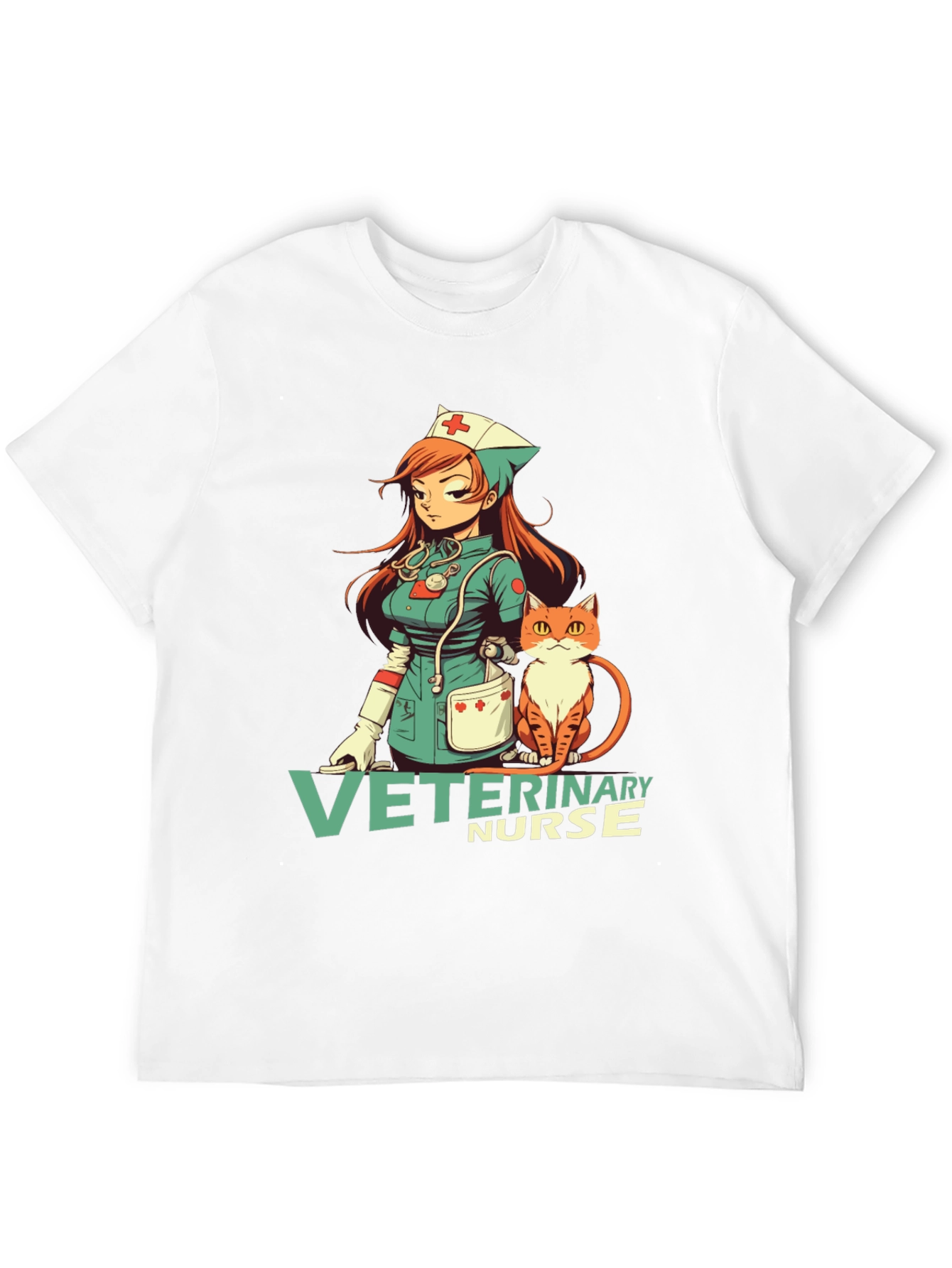 Veterinary Nurse Anime Style T-Shirt