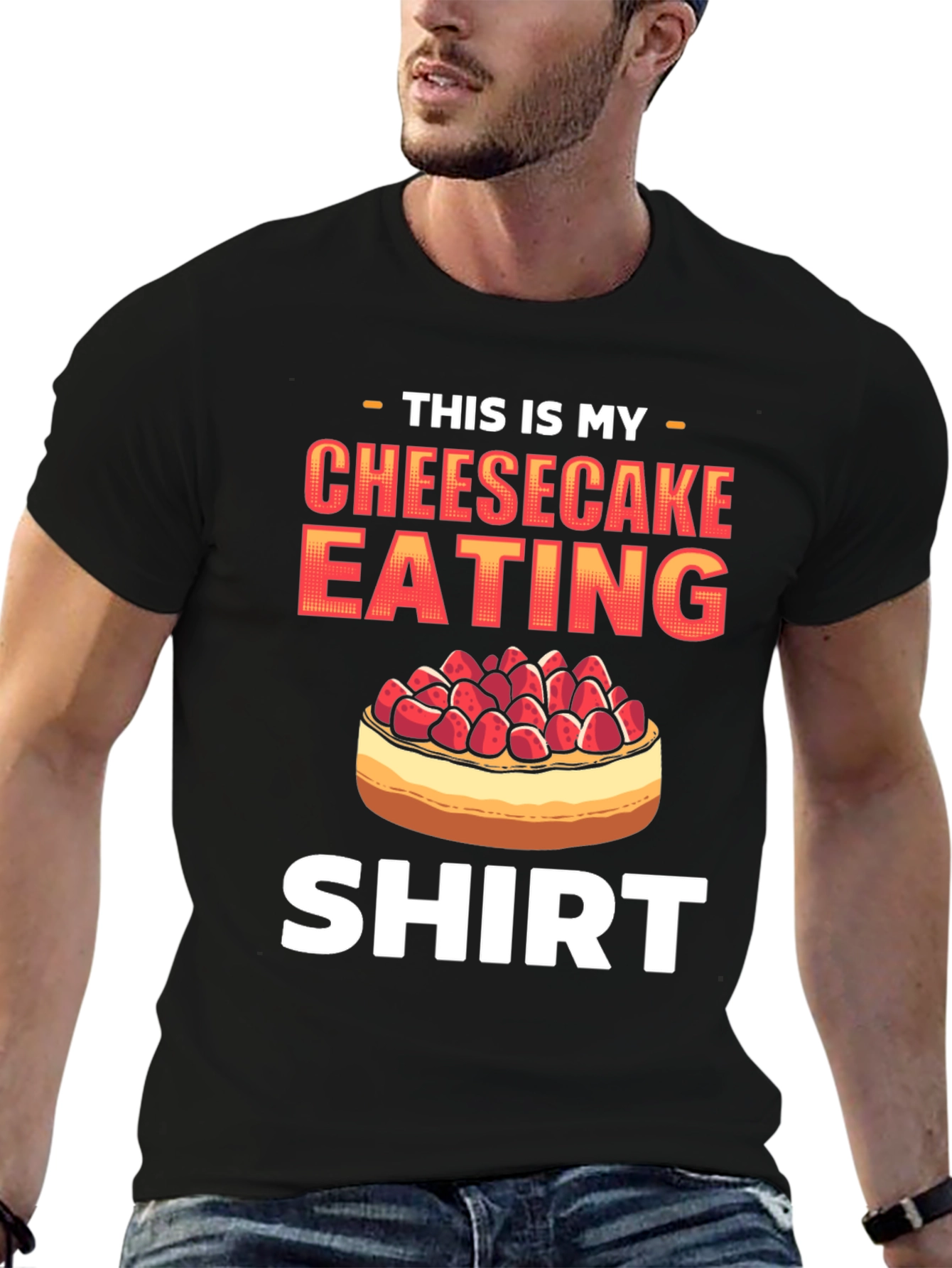 Cheesecake Eating Shirt - Funny Foodie Tee