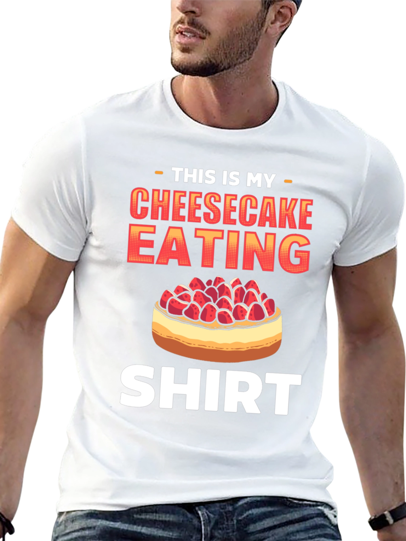 Cheesecake Eating Shirt - Funny Foodie Tee