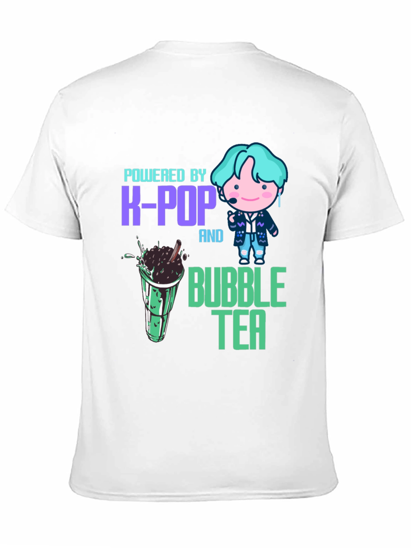 Powered by K-Pop and Bubble Tea T-Shirt