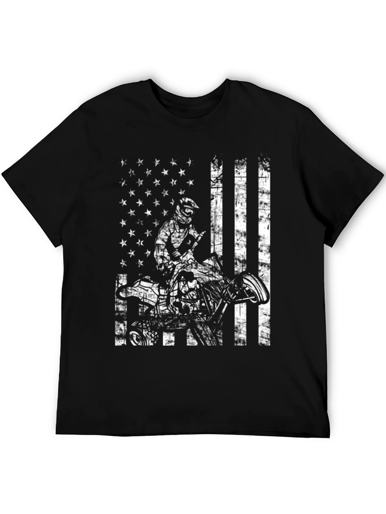 American Flag ATV T-Shirt