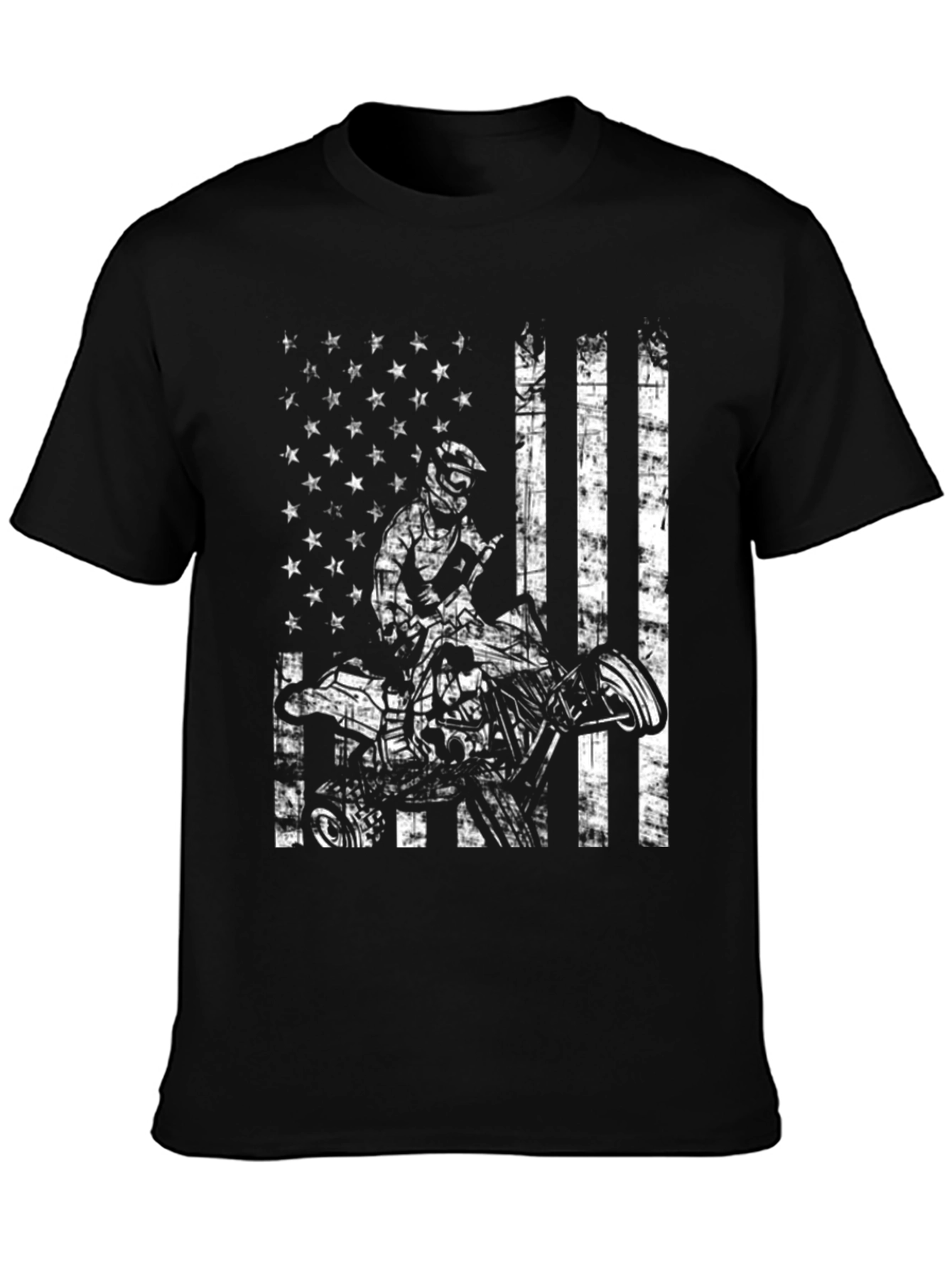 American Flag ATV T-Shirt