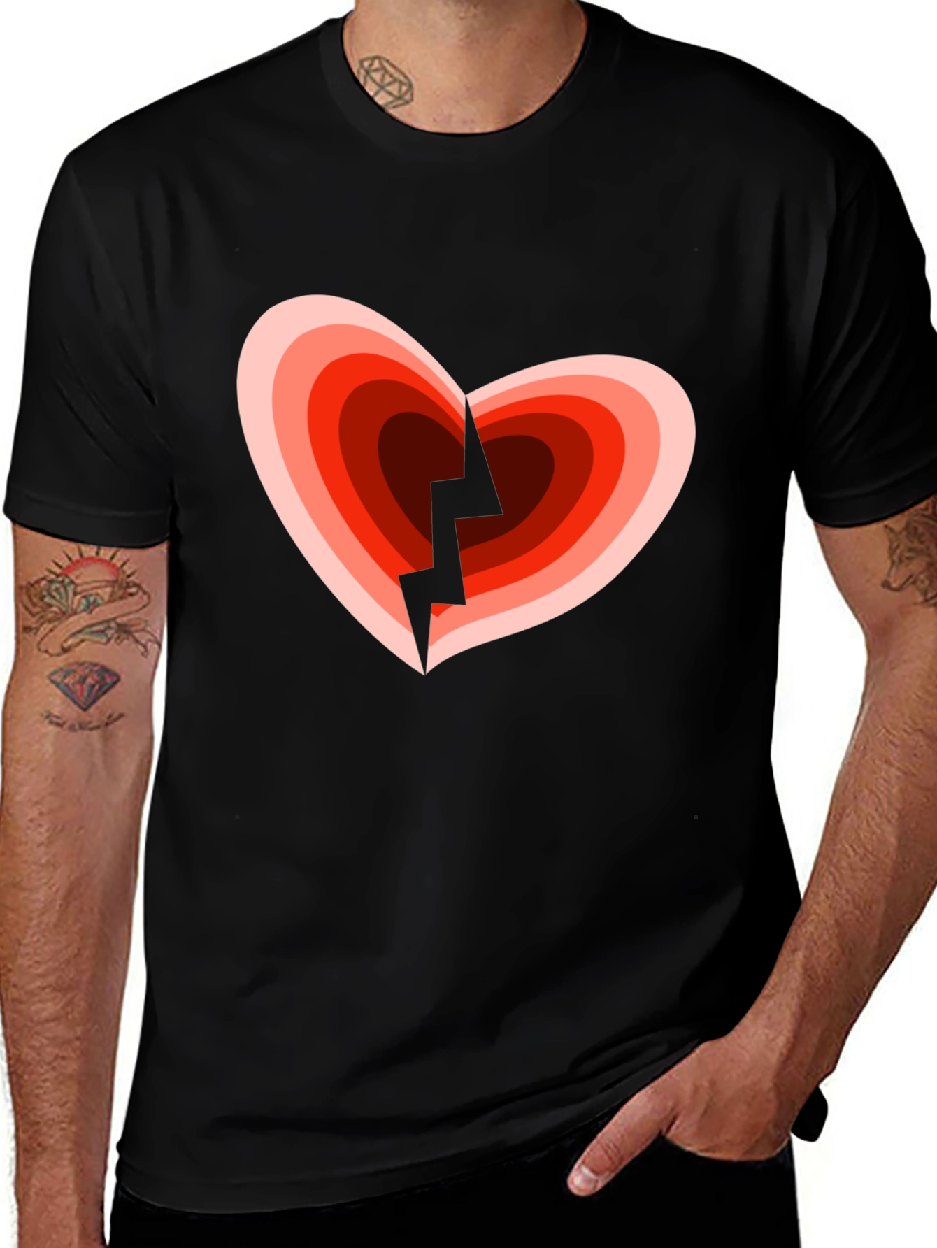 Broken Heart Graphic T-Shirt