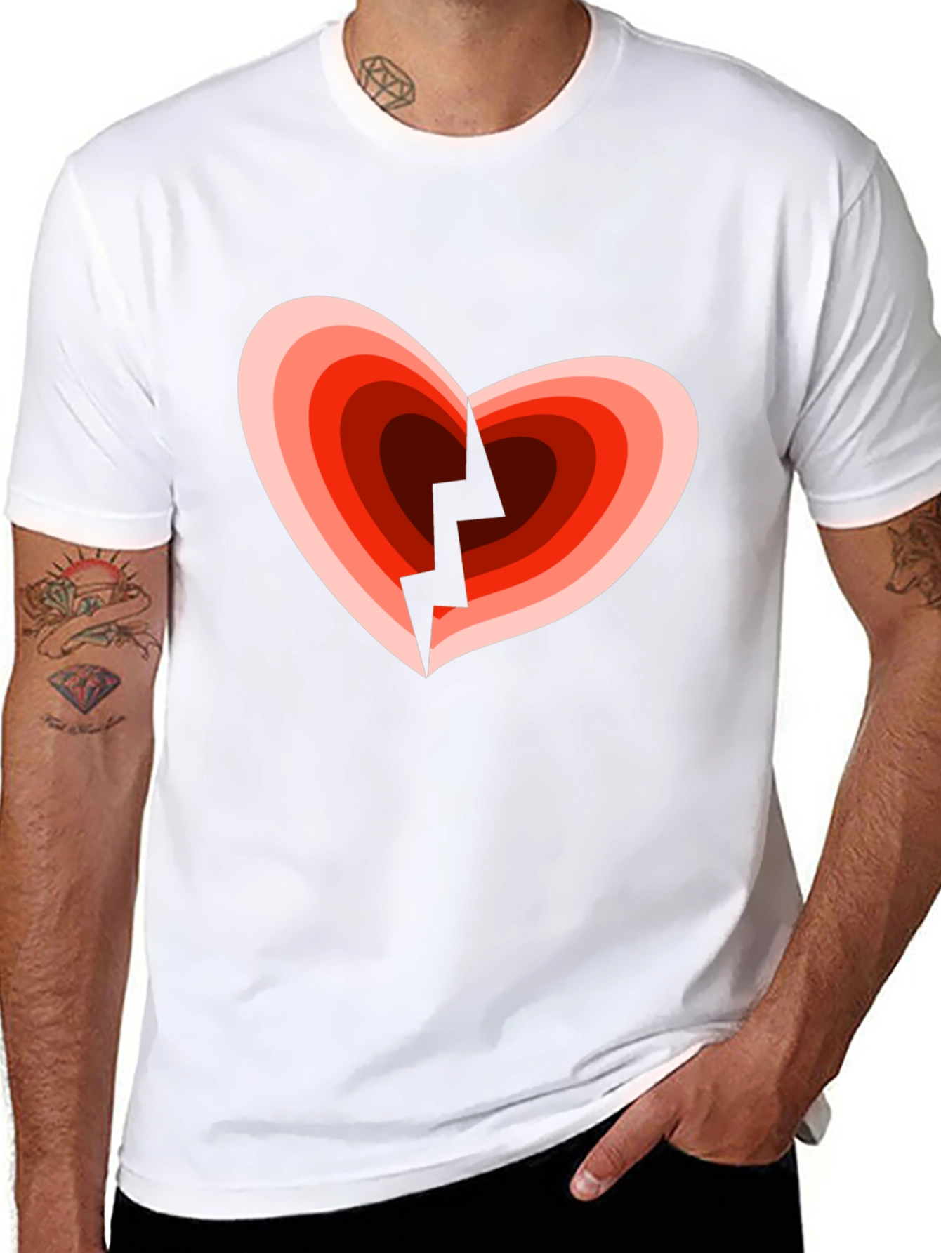 Broken Heart Graphic T-Shirt