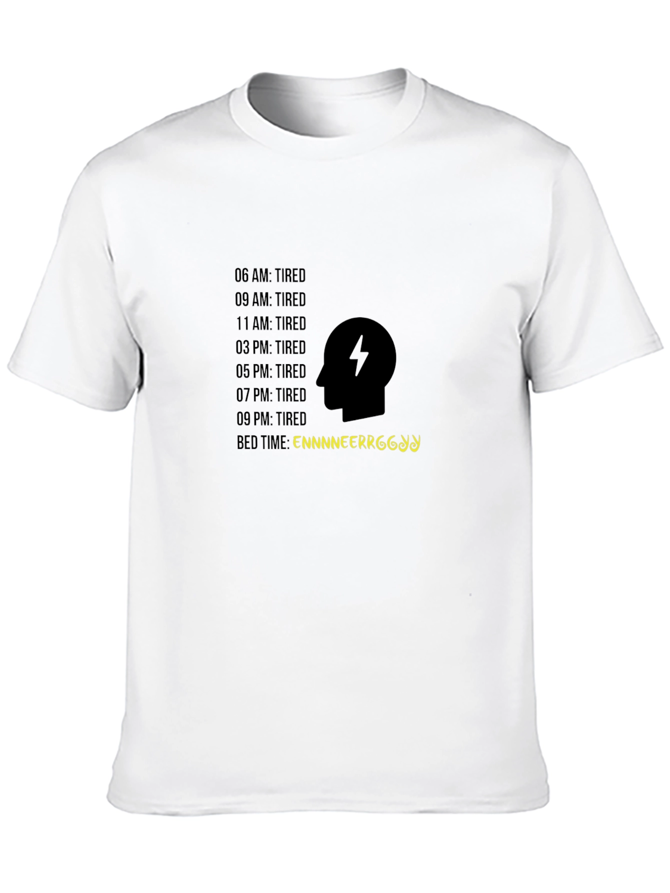 Engineer Tiredness Black T-Shirt