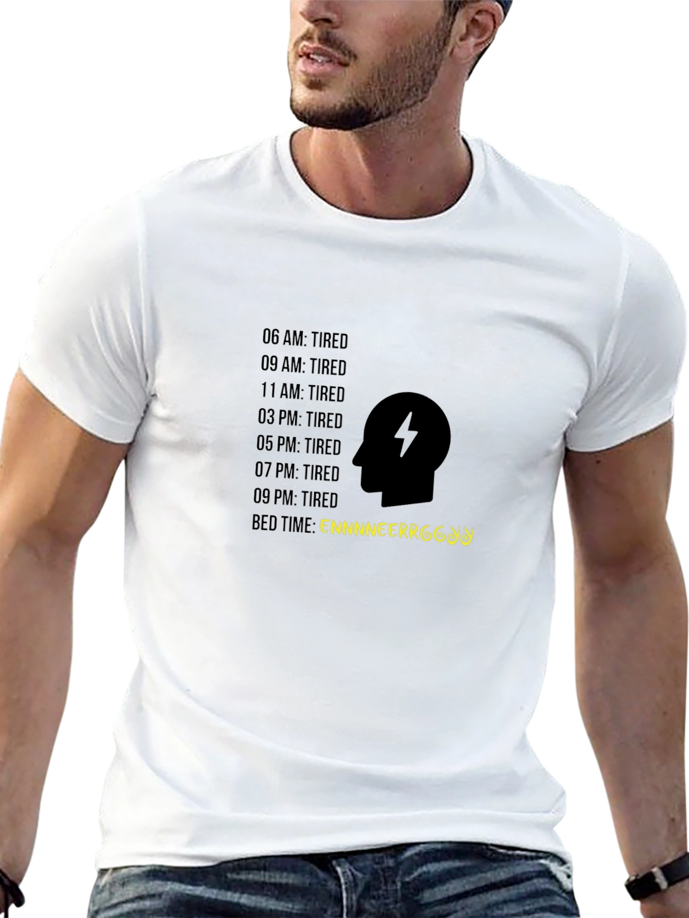 Engineer Tiredness Black T-Shirt