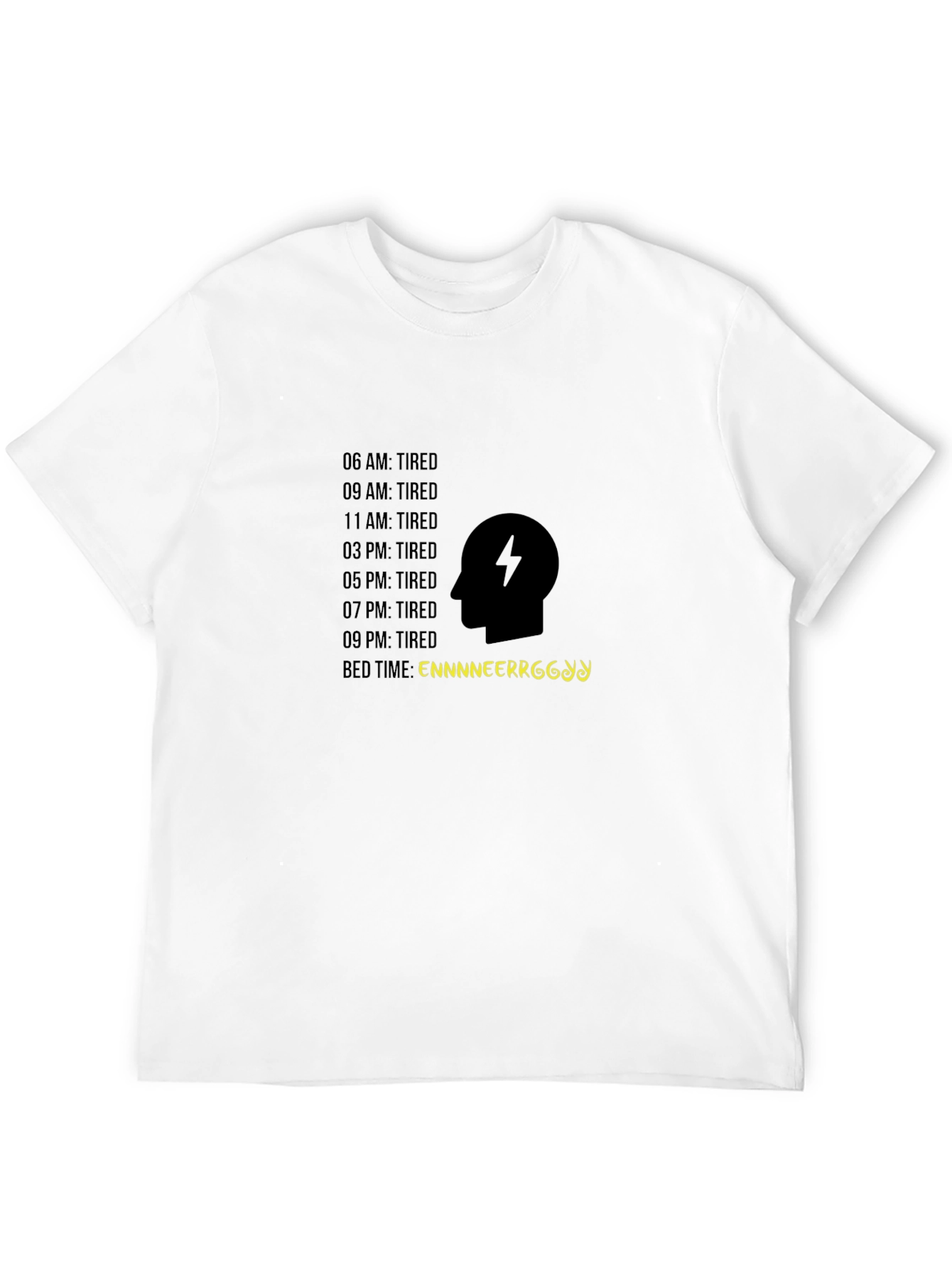 Engineer Tiredness Black T-Shirt
