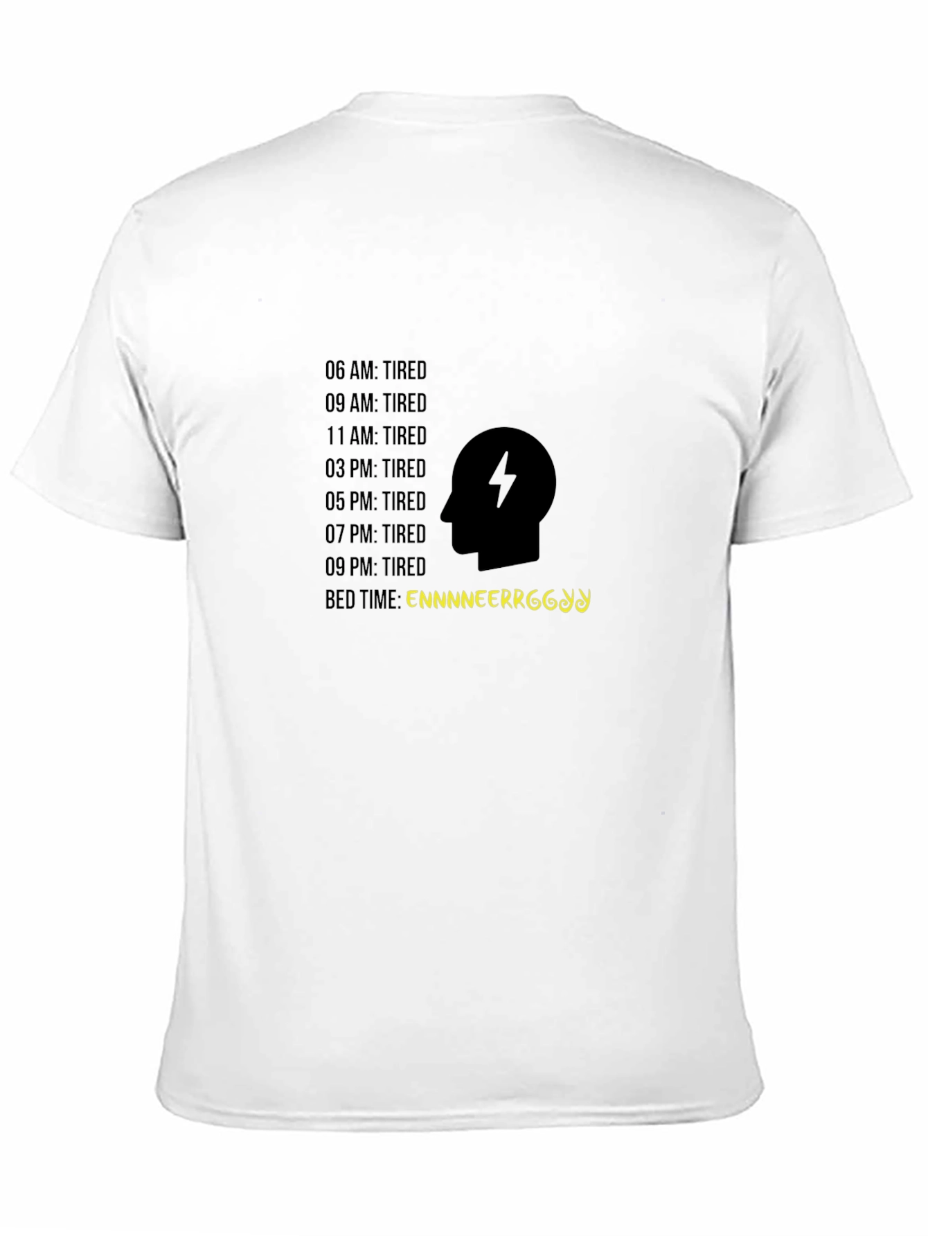 Engineer Tiredness Black T-Shirt