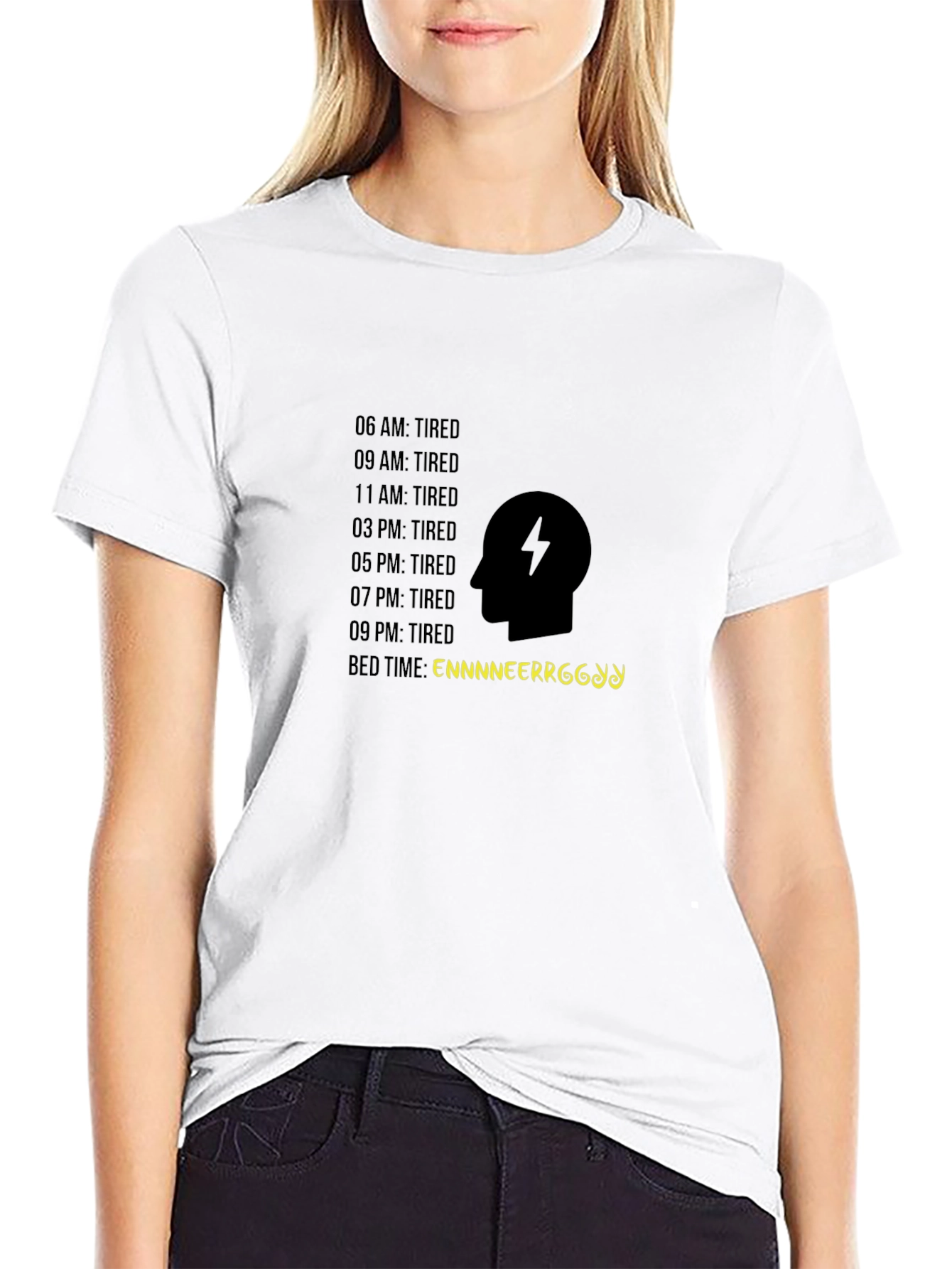 Engineer Tiredness Black T-Shirt