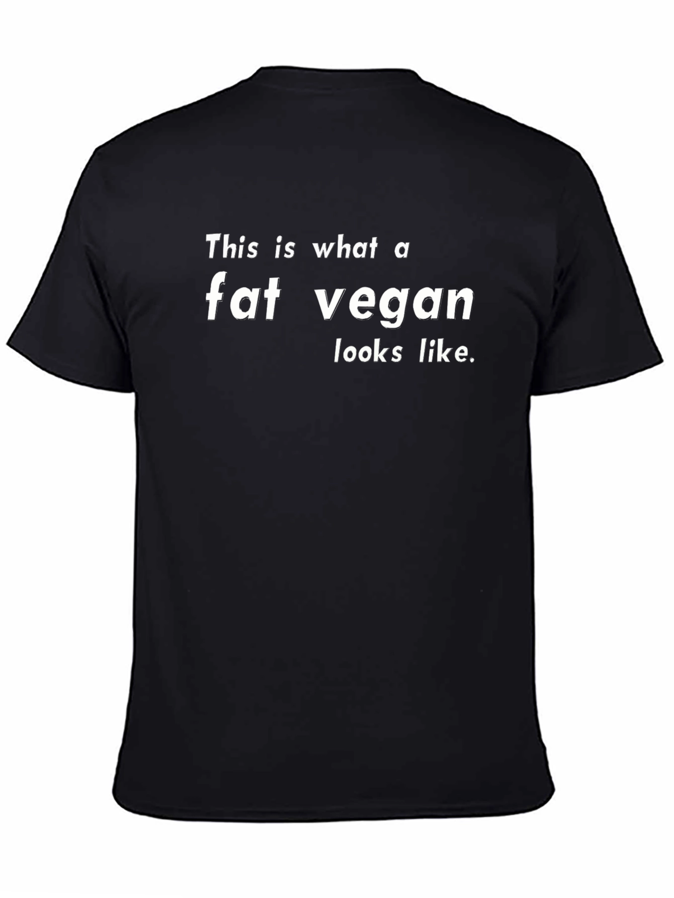 Fat Vegan T-Shirt - Bold Statement Tee
