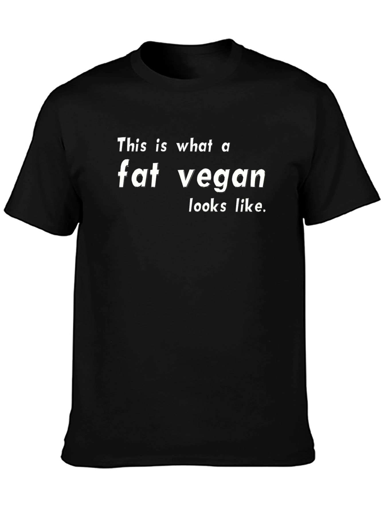 Fat Vegan T-Shirt - Bold Statement Tee