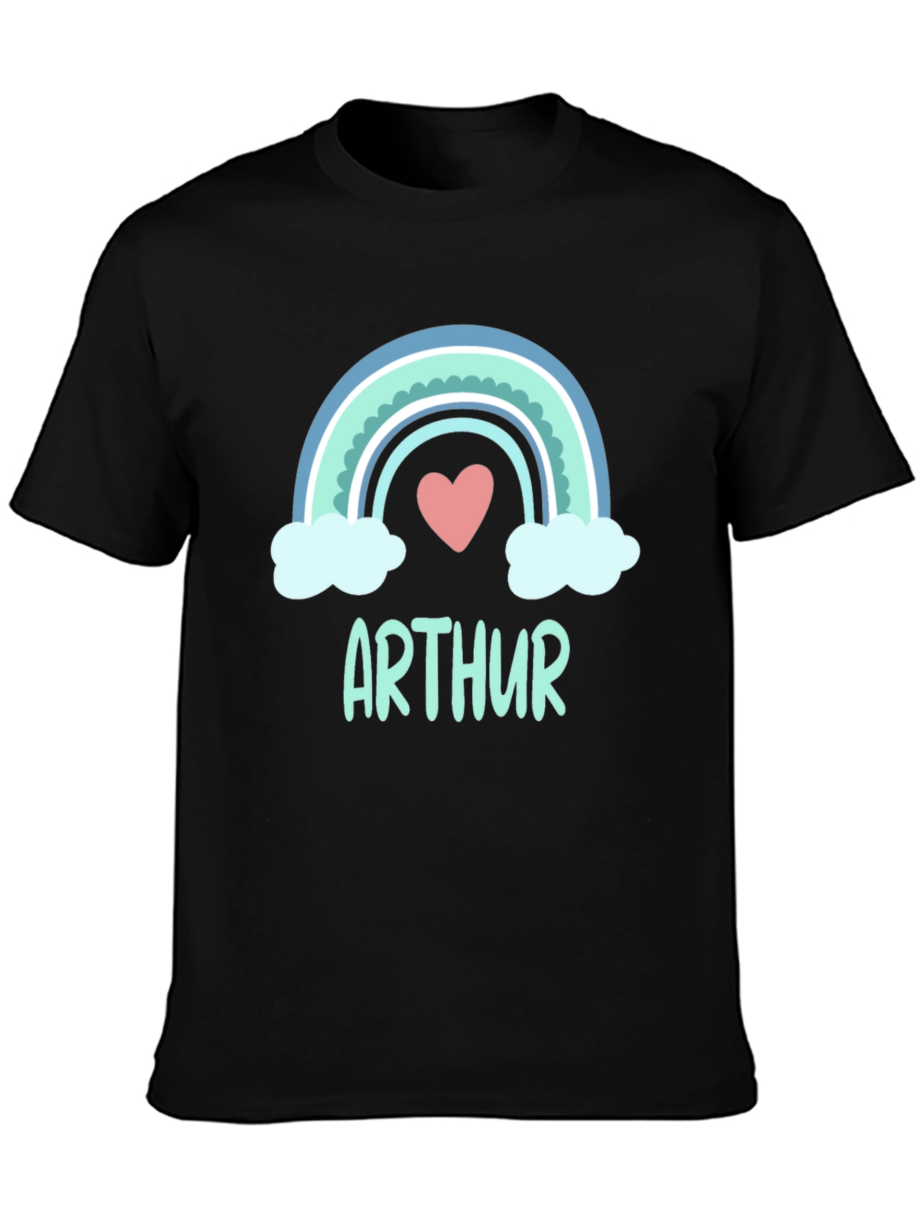 Arthur Rainbow T-Shirt - Personalized Name Tee