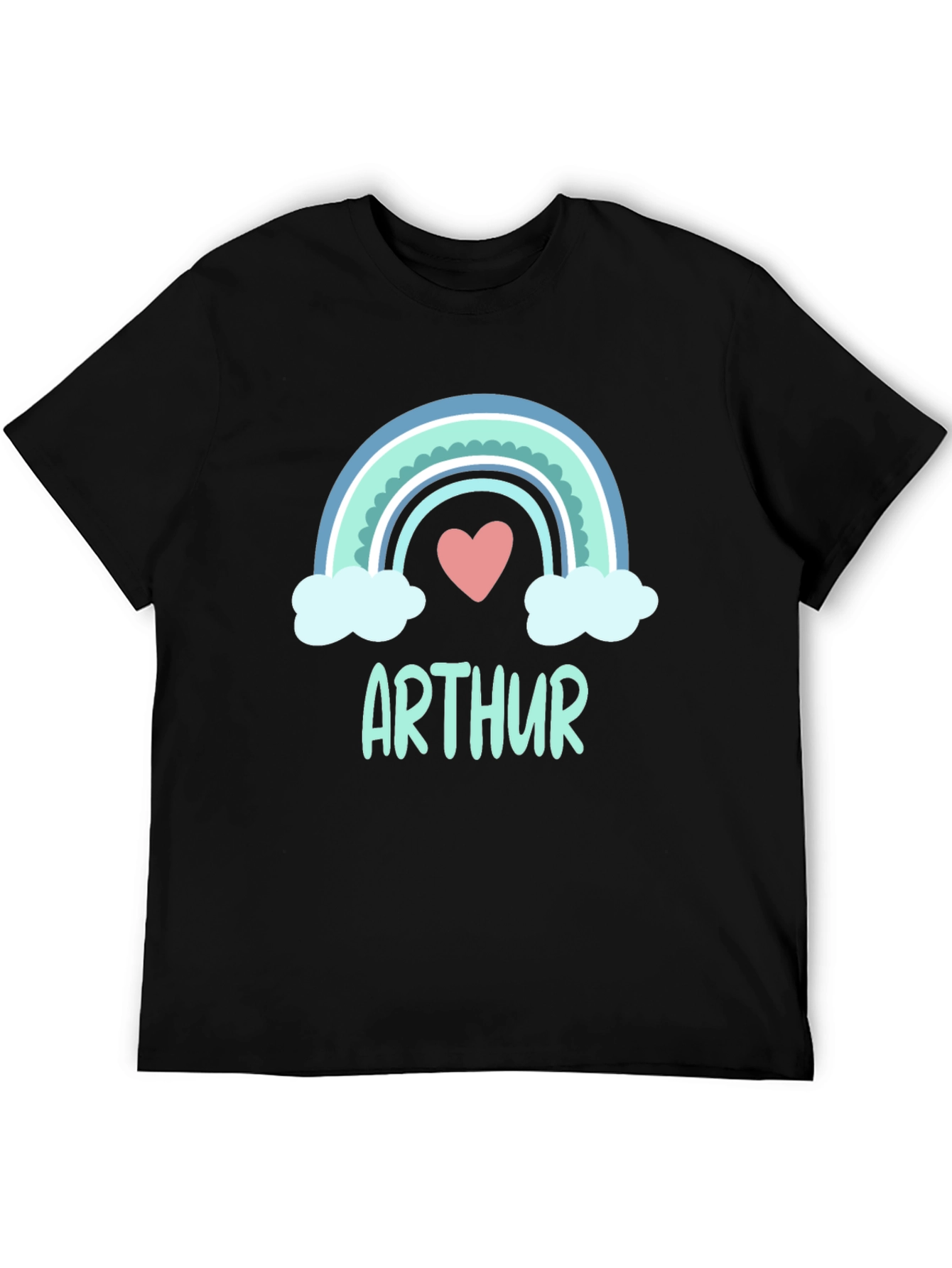 Arthur Rainbow T-Shirt - Personalized Name Tee