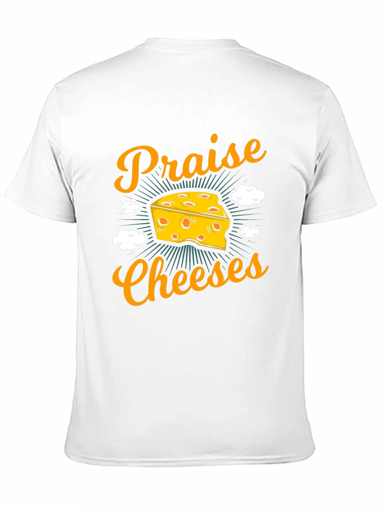 Praise Cheeses Graphic Tee - Funny Cheese Lover T-Shirt