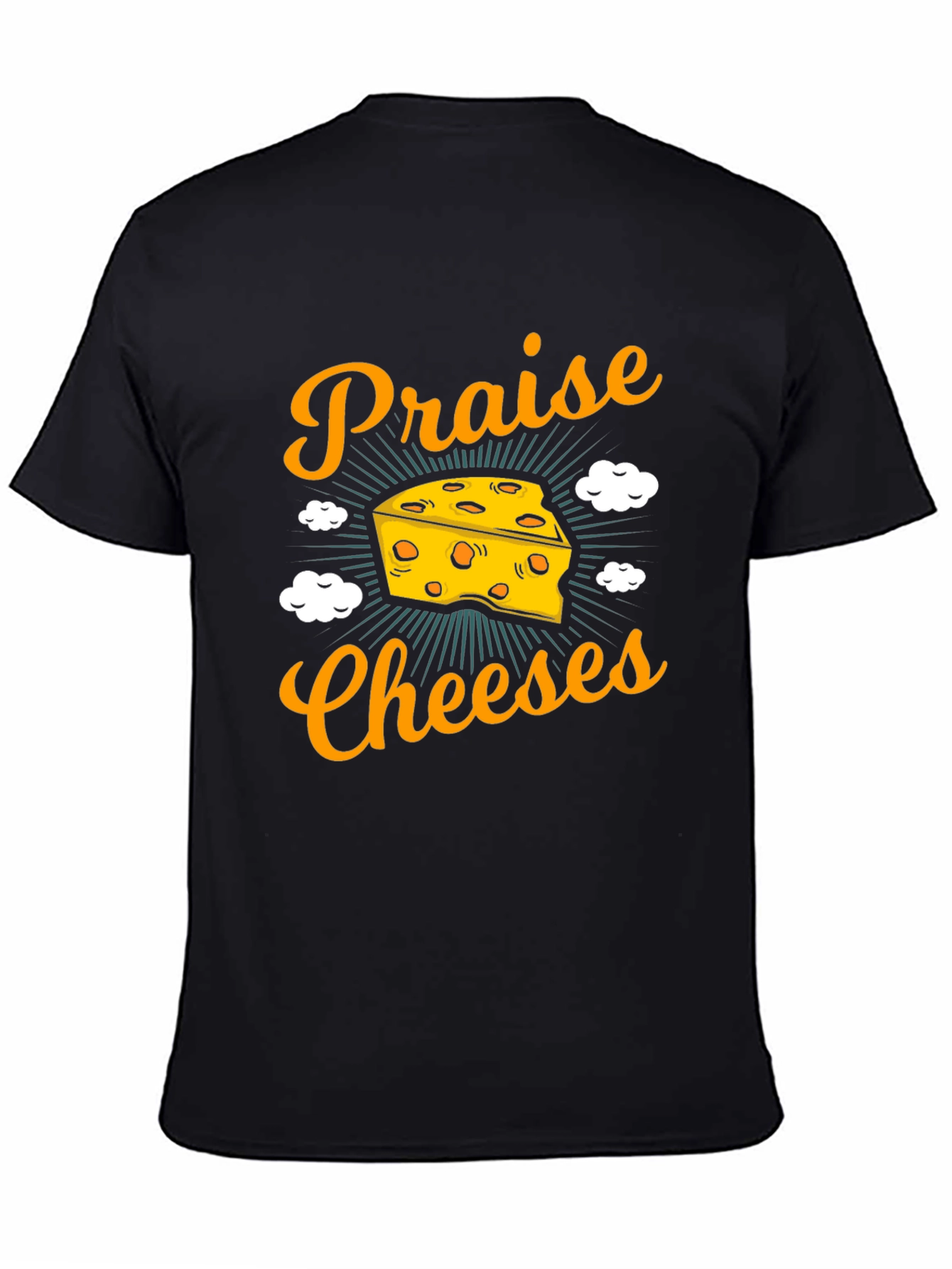 Praise Cheeses Graphic Tee - Funny Cheese Lover T-Shirt
