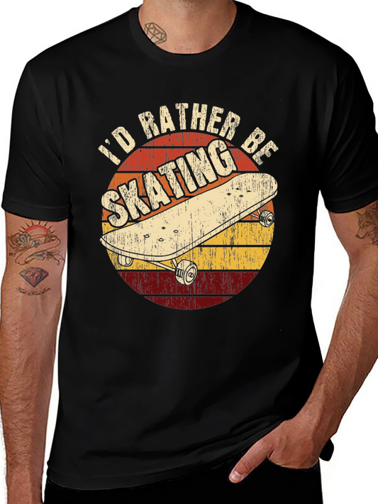 Id Rather Be Skating Graphic Tee