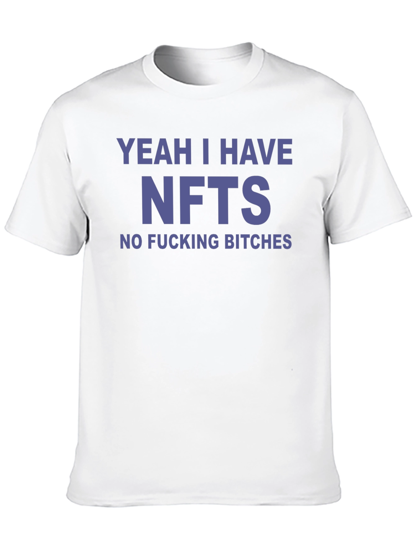 NFTs No Bitches Funny T-Shirt