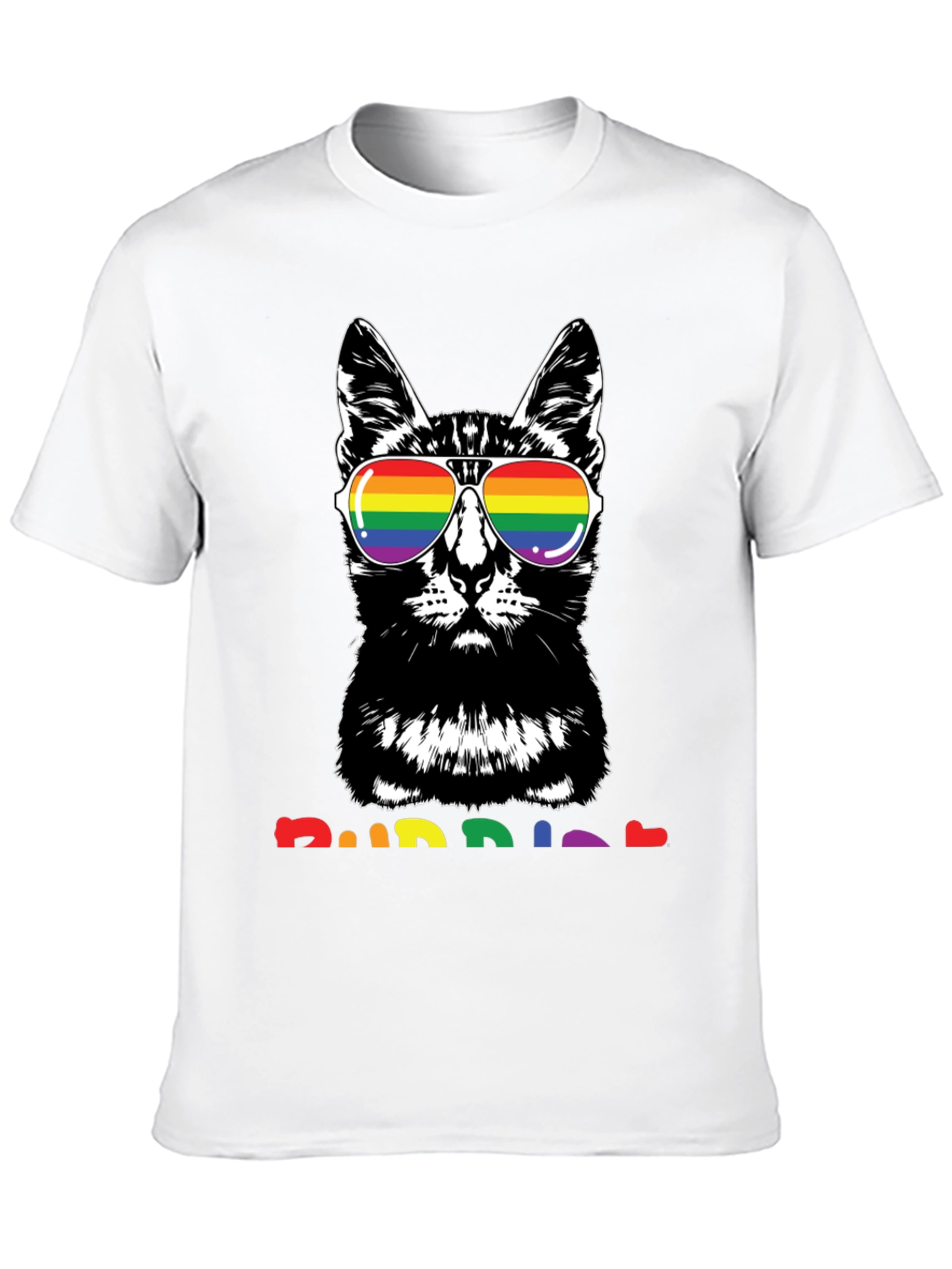 Cool Cat Rainbow T-Shirt