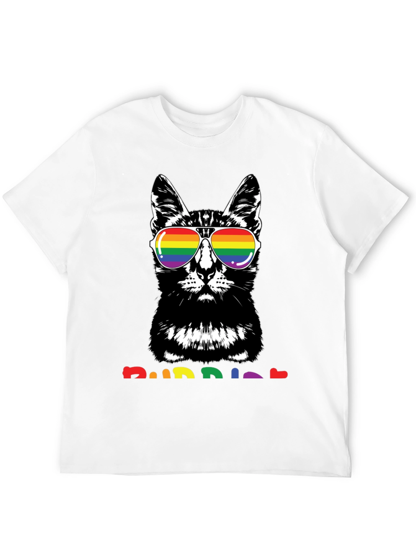 Cool Cat Rainbow T-Shirt