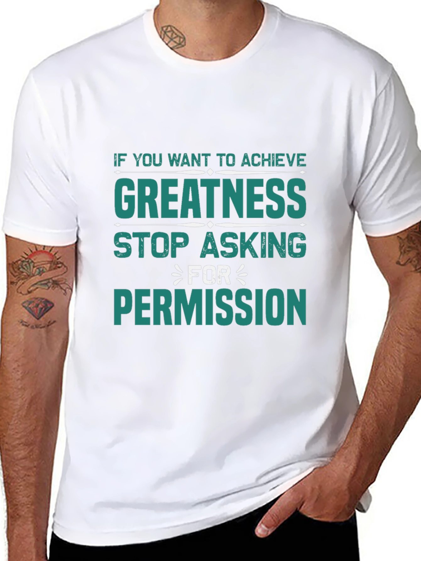 Greatness Graphic Tee - Motivational T-Shirt