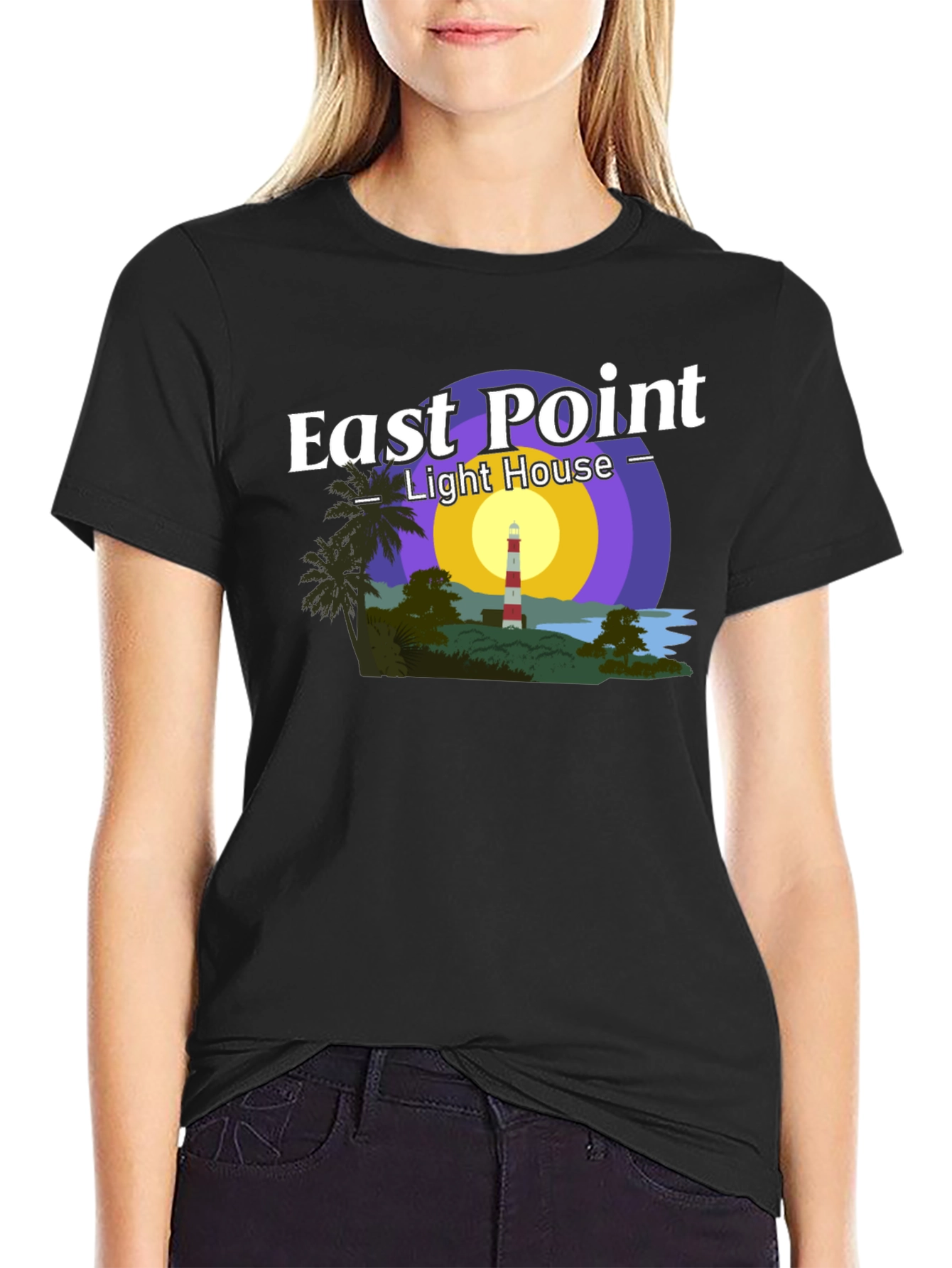 East Point Lighthouse Graphic Tee