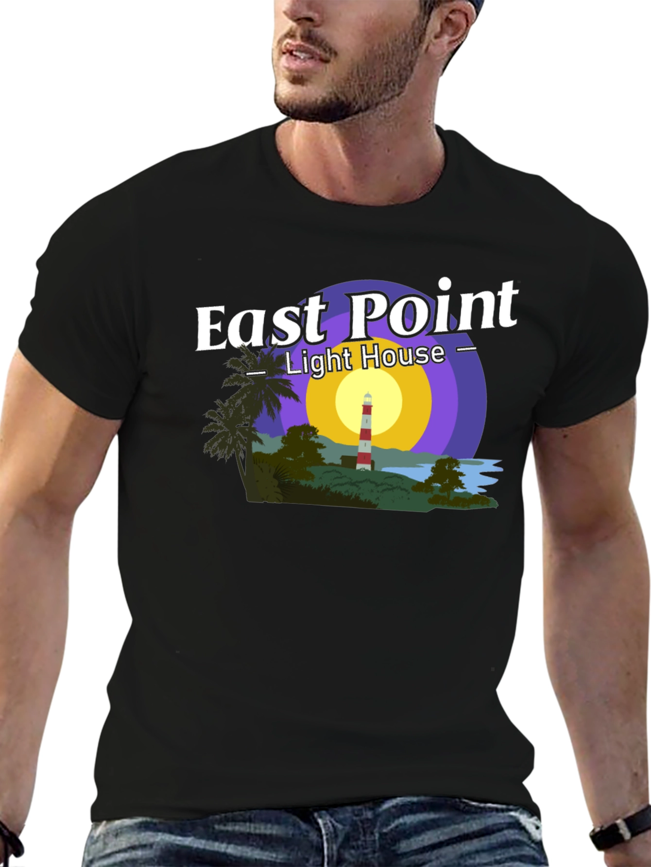 East Point Lighthouse Graphic Tee