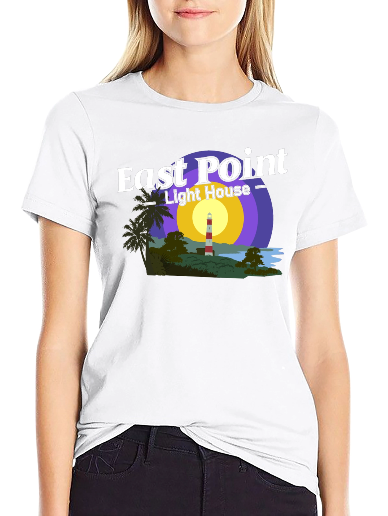 East Point Lighthouse Graphic Tee