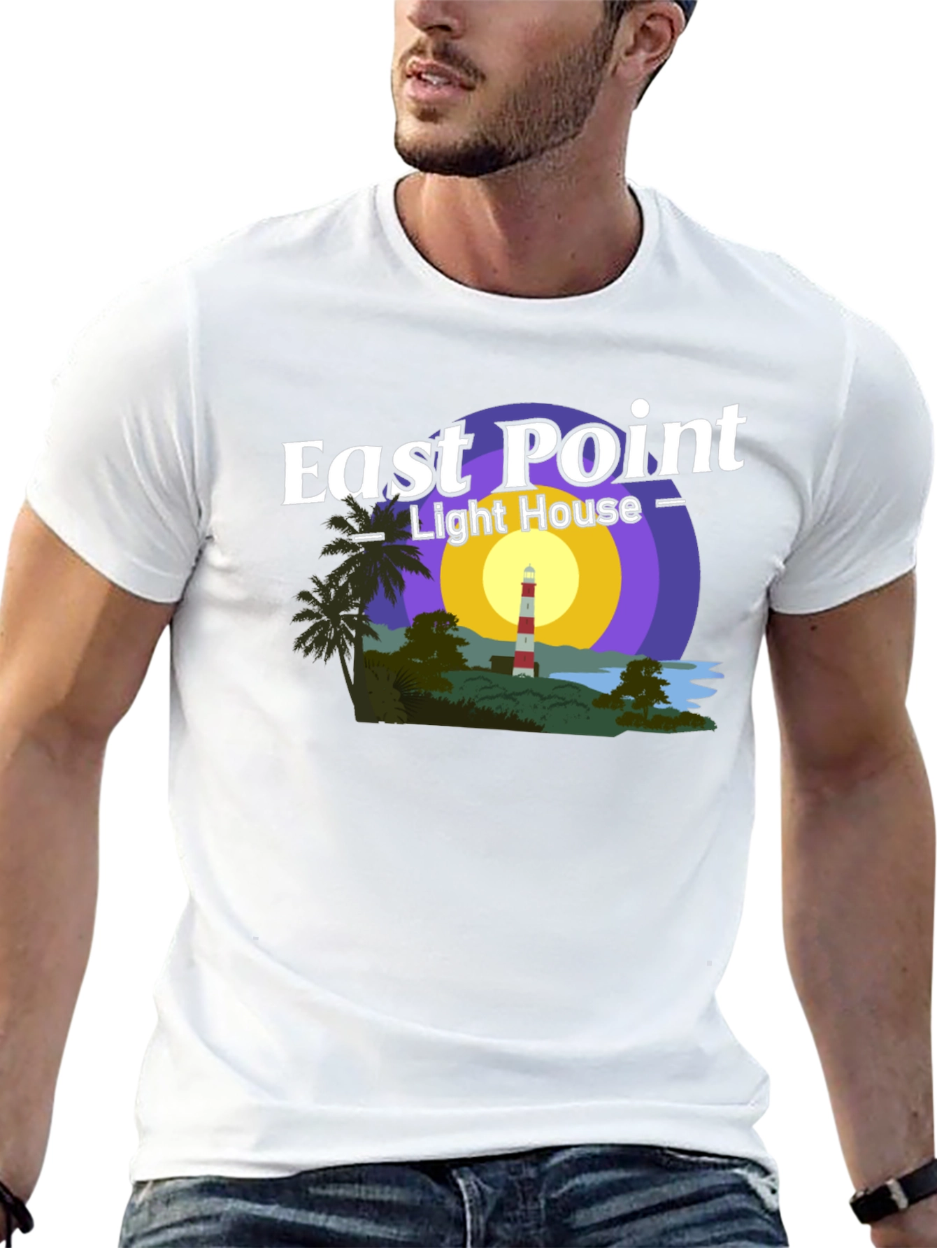 East Point Lighthouse Graphic Tee