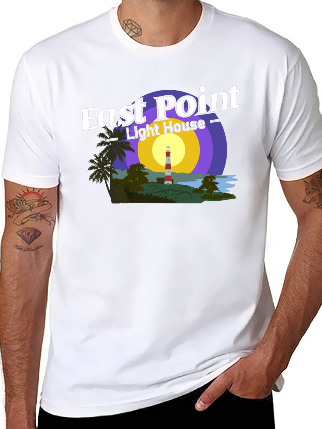 East Point Lighthouse Graphic Tee