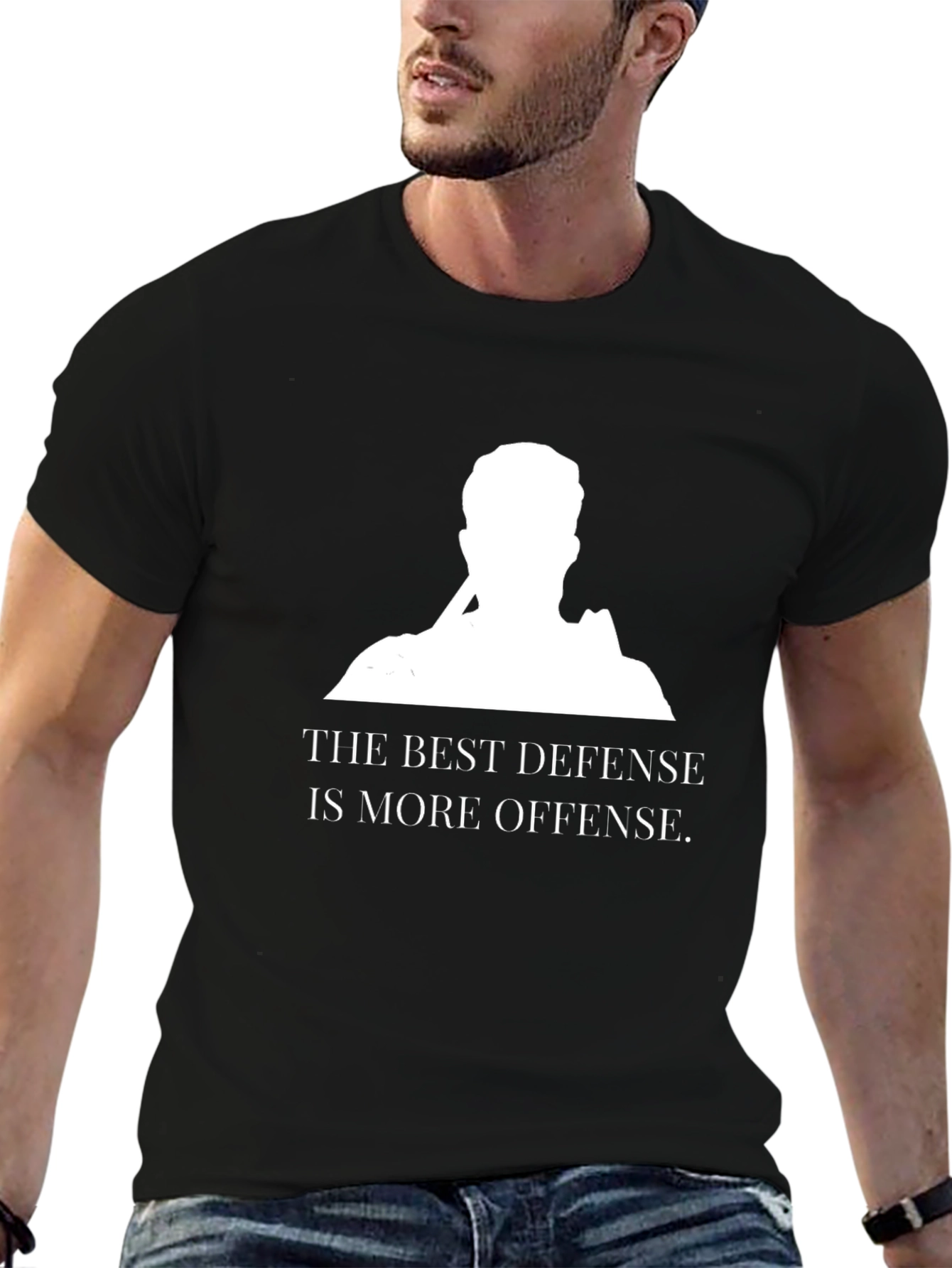 Offensive Defense Black T-Shirt