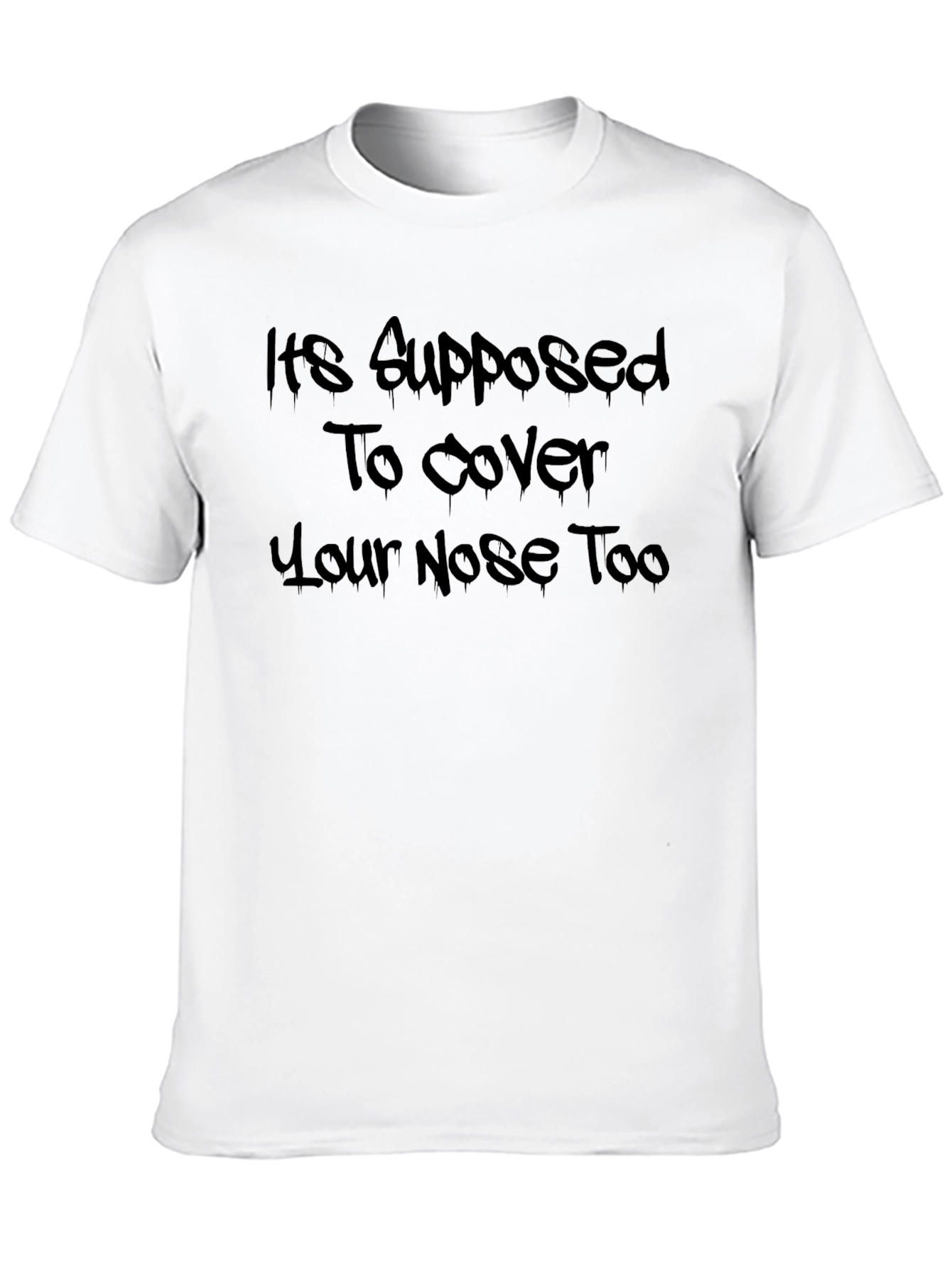 Humorous Face Covering T-Shirt