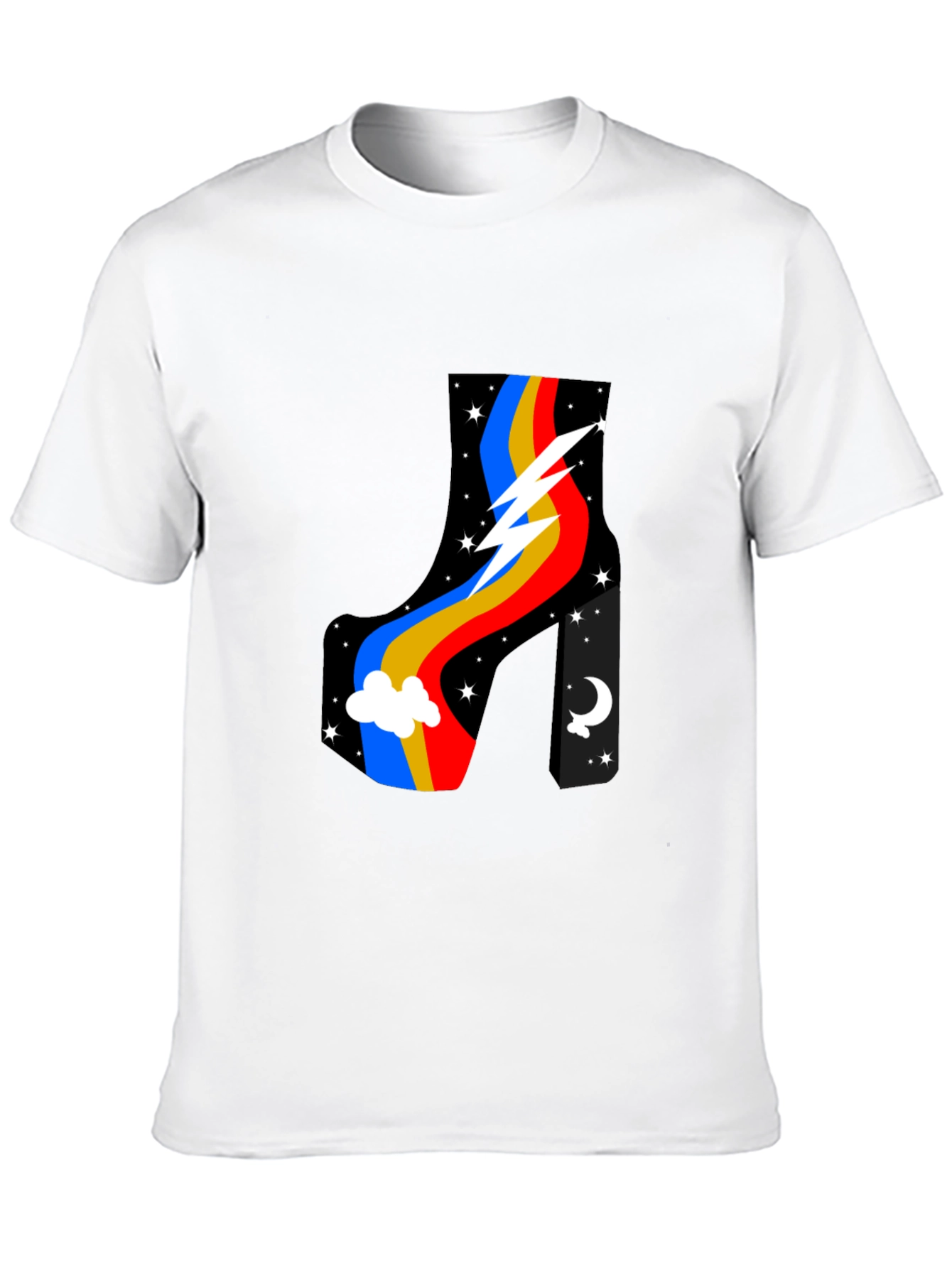 Retro Platform Boot Graphic T-Shirt