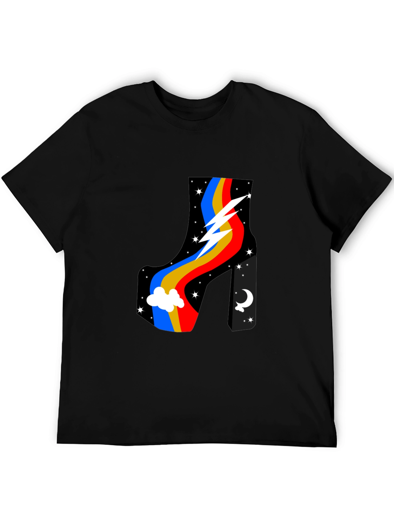 Retro Platform Boot Graphic T-Shirt