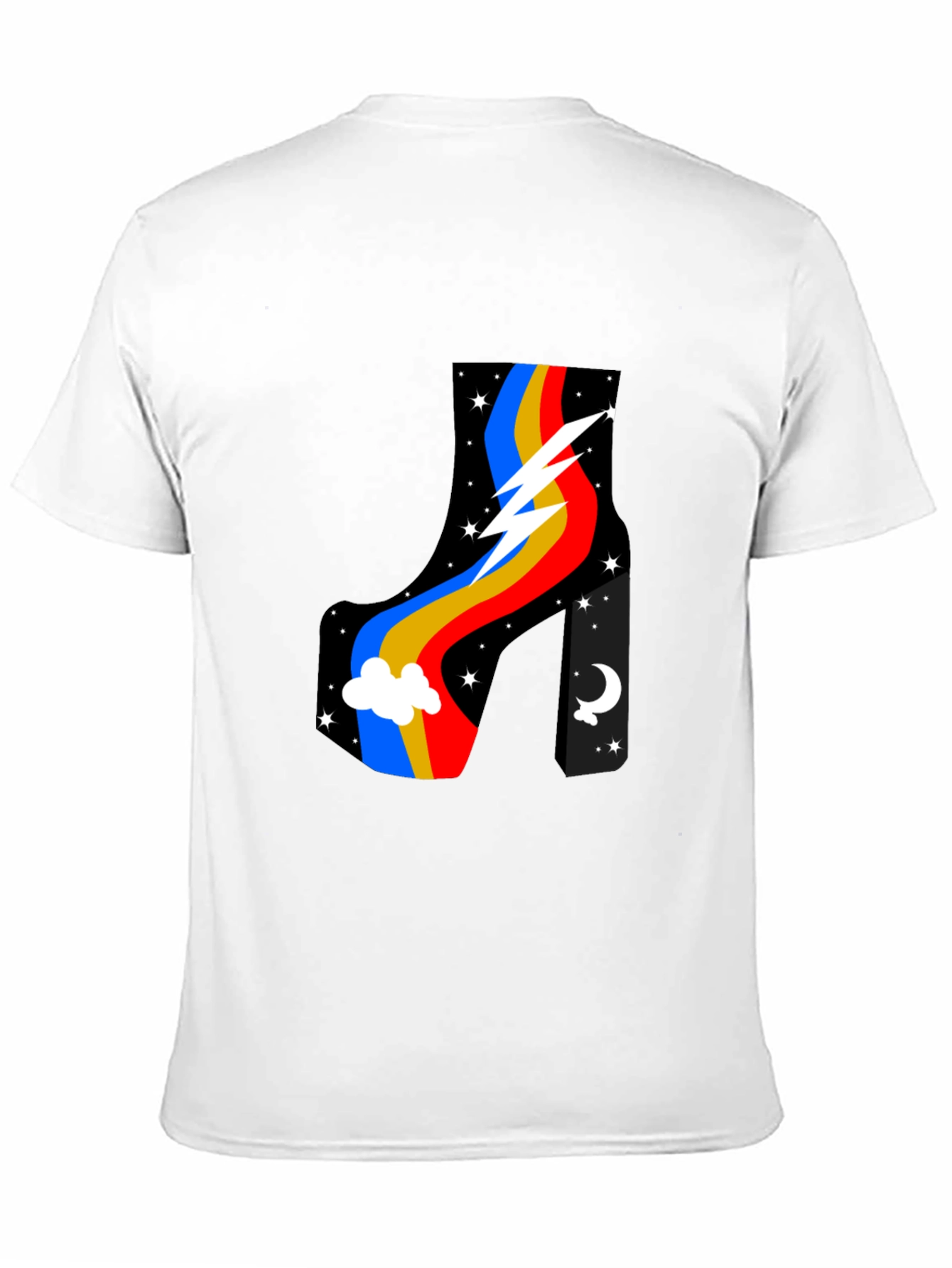 Retro Platform Boot Graphic T-Shirt