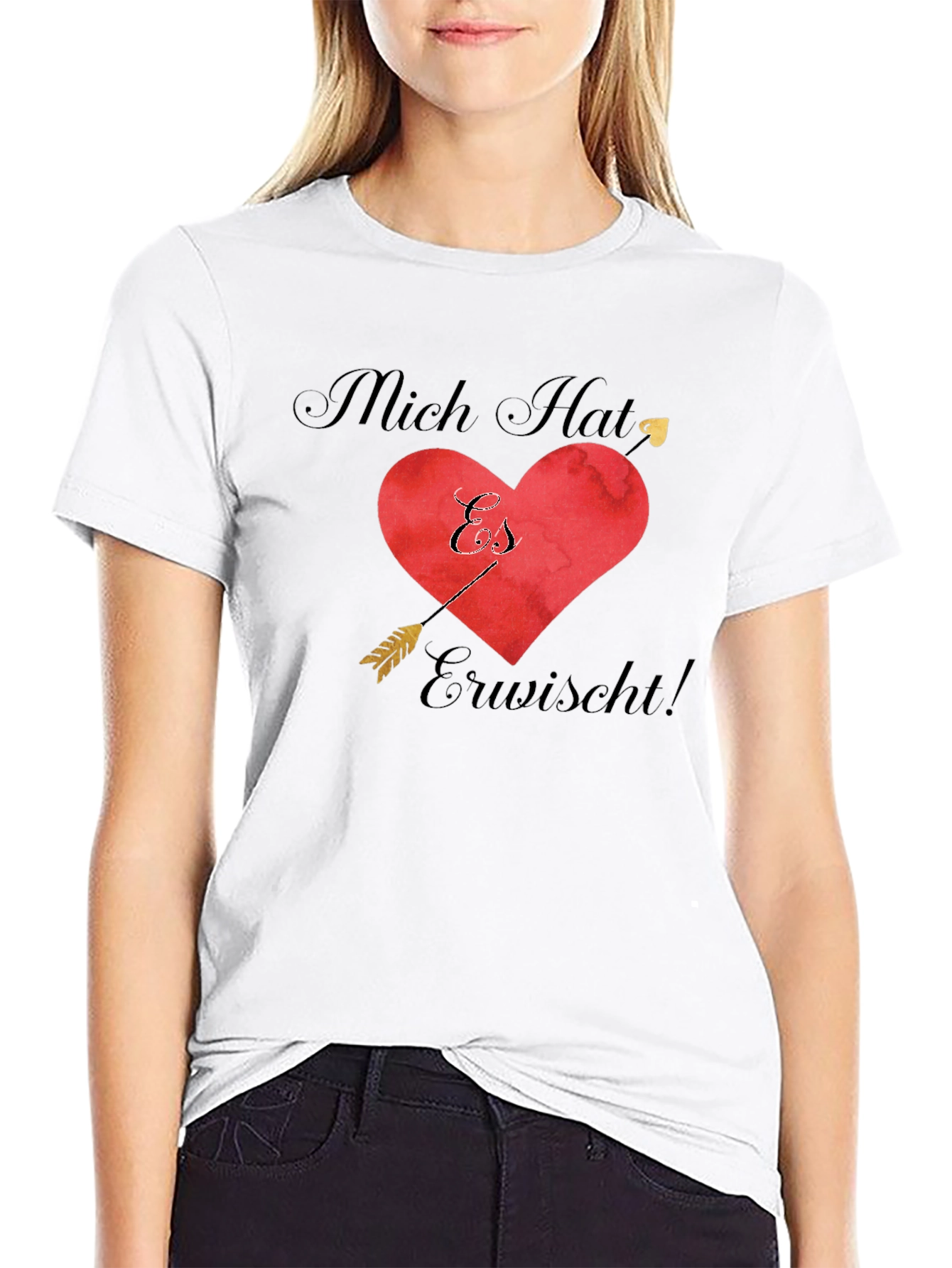 Romantic Mich Hat Es Erwischt! T-Shirt