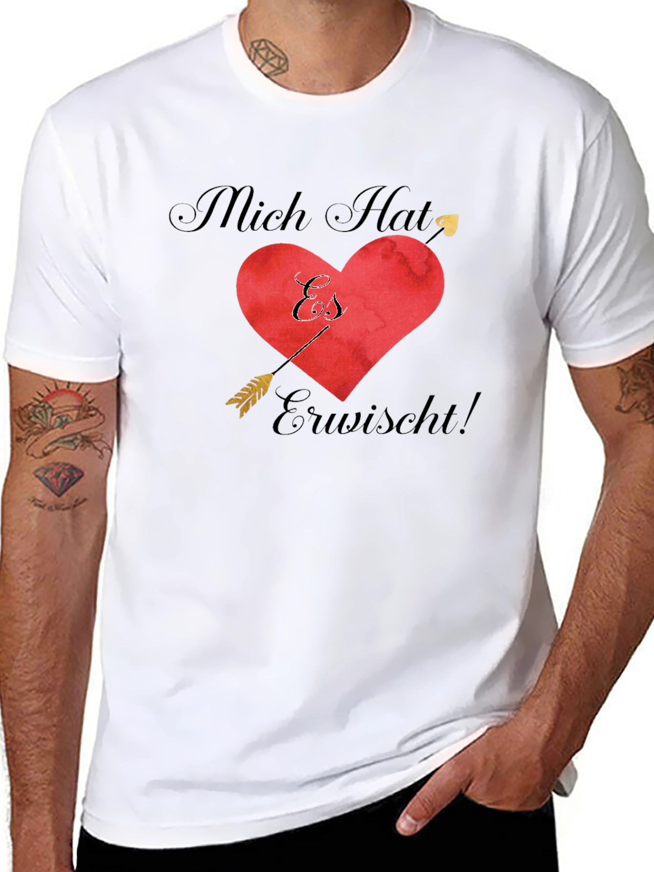 Romantic Mich Hat Es Erwischt! T-Shirt
